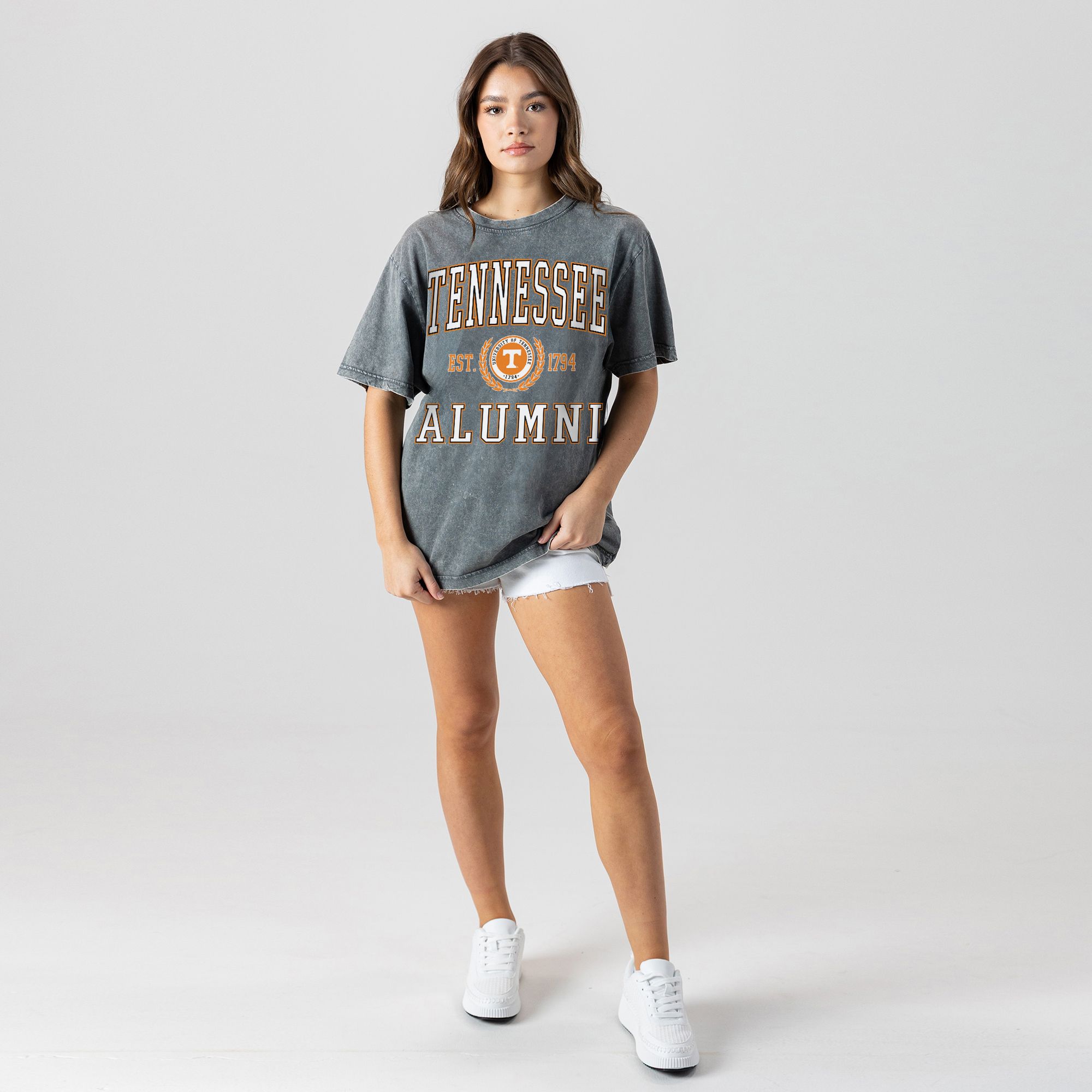 Gameday Couture Women's Tennessee Volunteers Grey Snow Wash T-Shirt product image