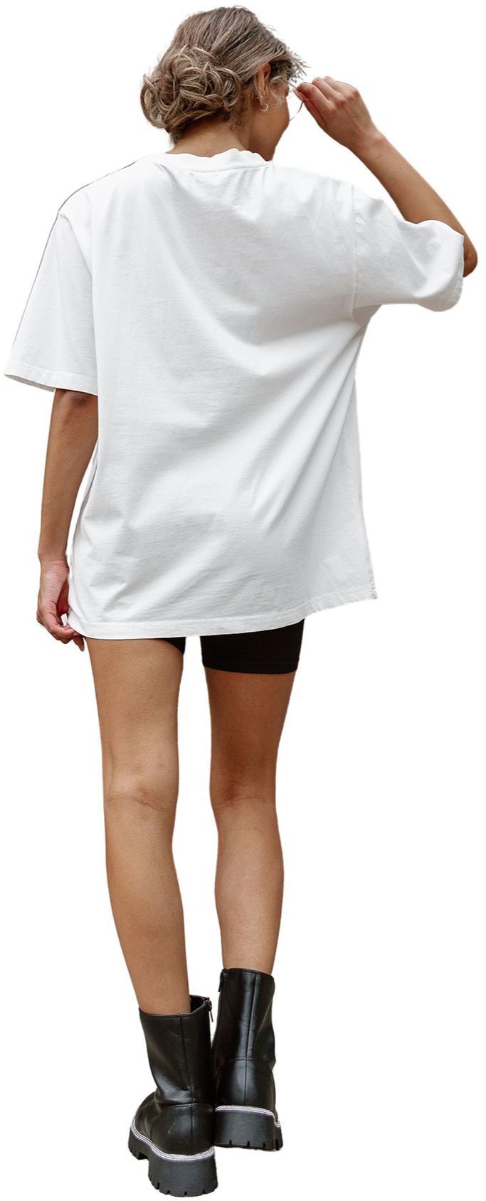 Gameday Couture Women's Wisconsin Badgers Ivory Oversized T-Shirt product image