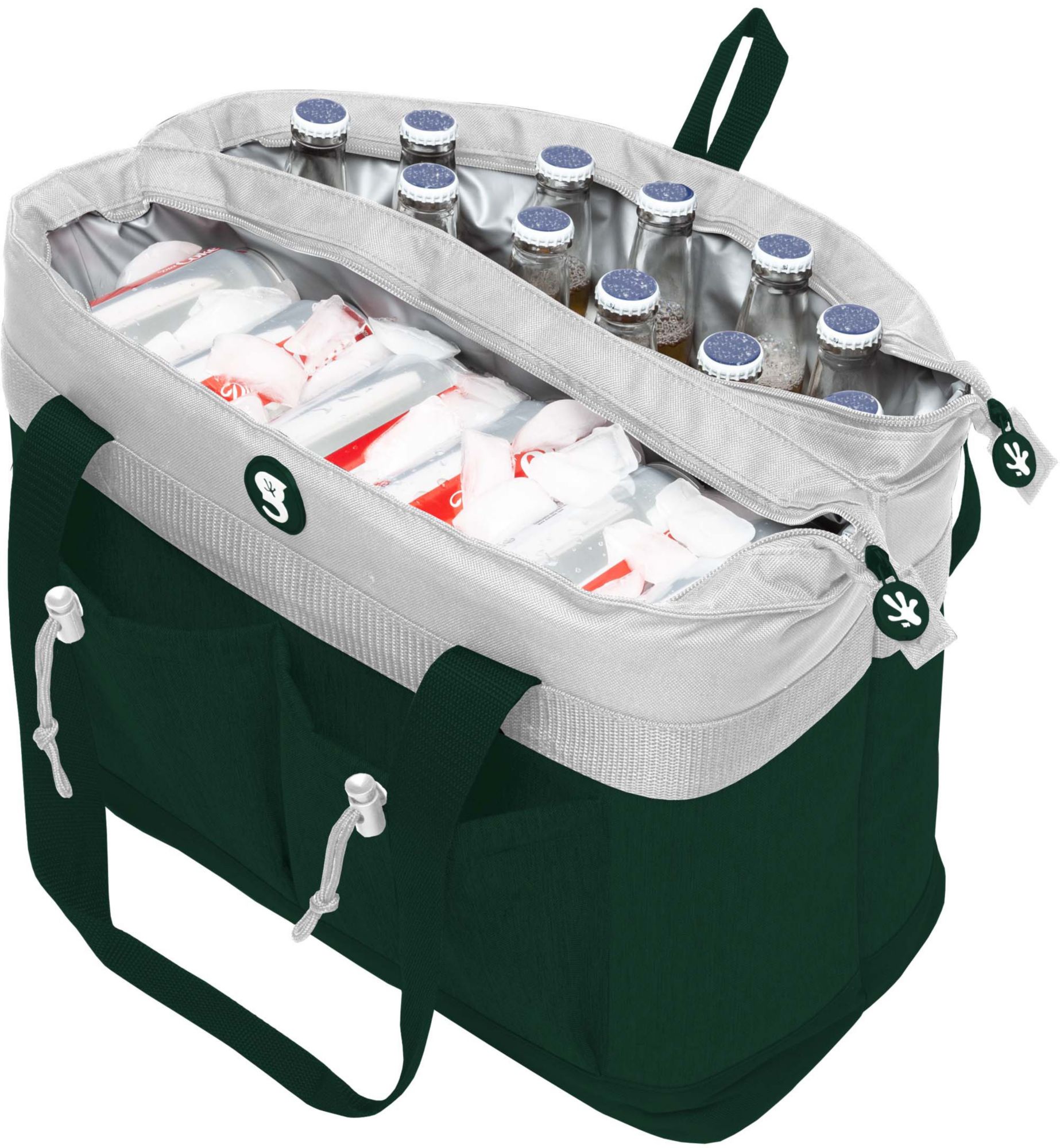 geckobrands 2 Compartment Tote Cooler product image