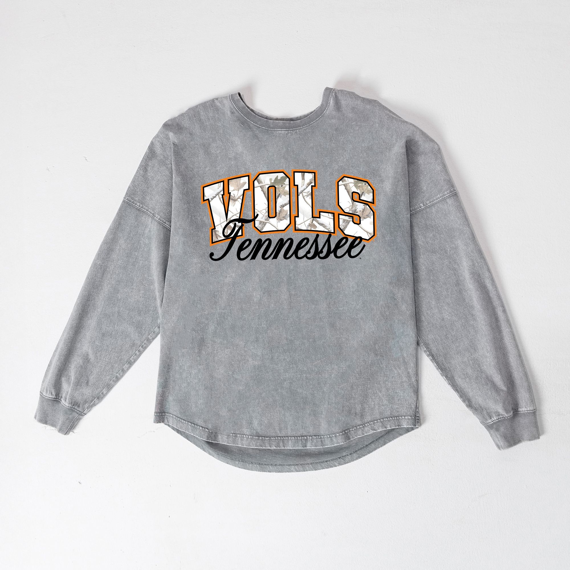 Gameday Couture Women's Tennessee Volunteers Grey Camo Fill Long Sleeve Shirt product image