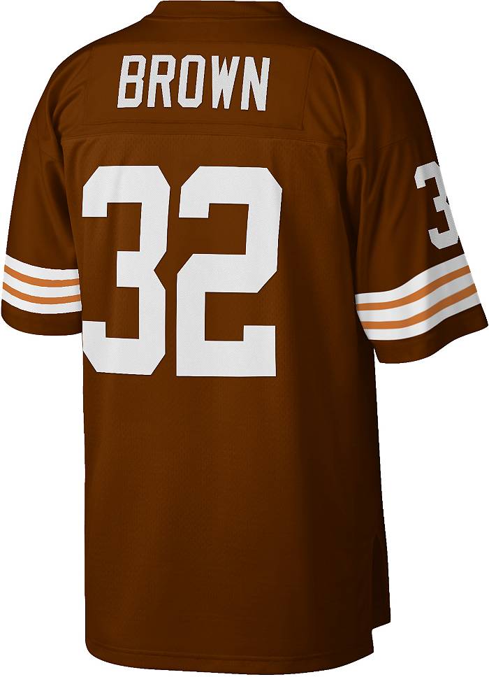 brown football jersey