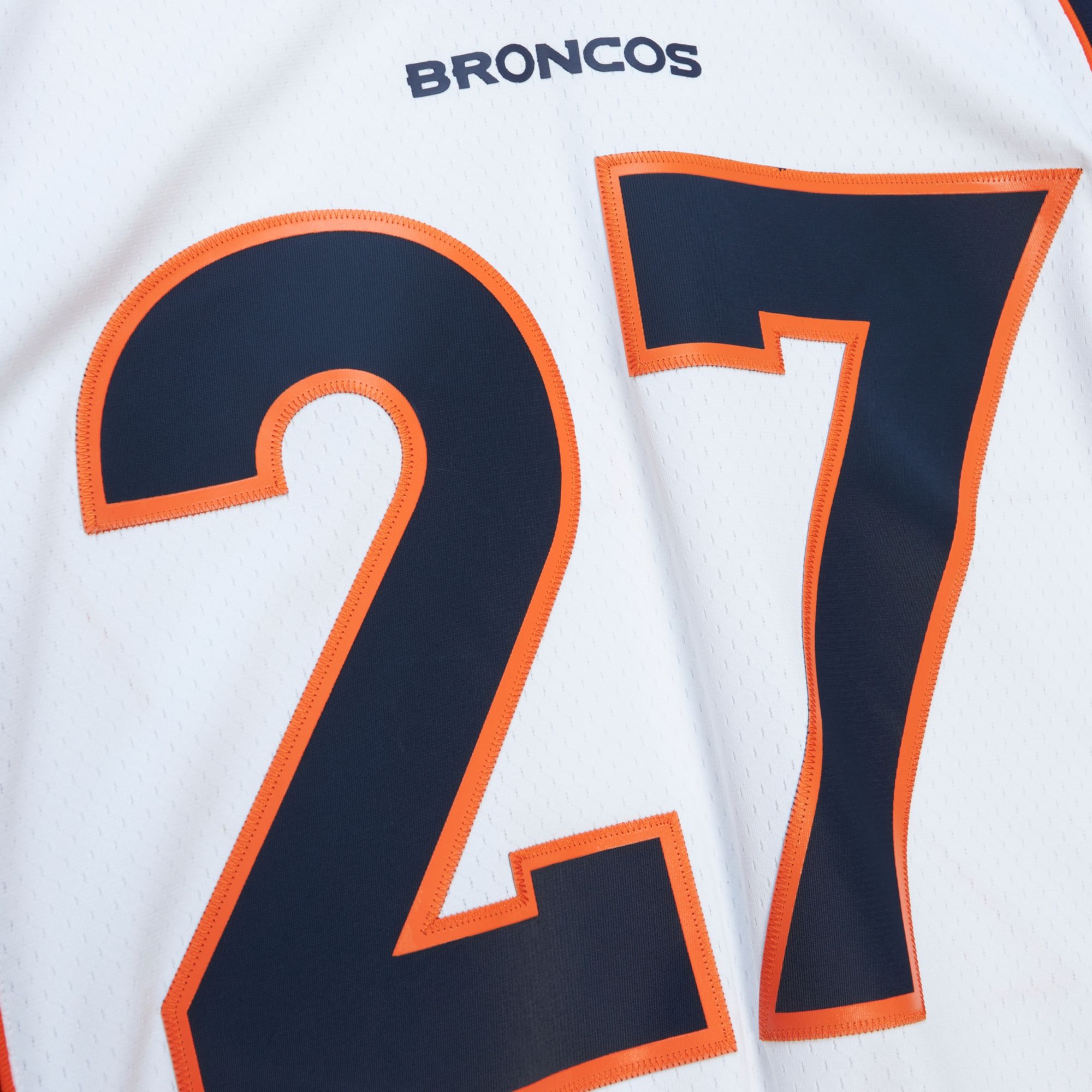 Mitchell & Ness Men's Denver Broncos Steve Atwater #27 1998 White Throwback Jersey product image