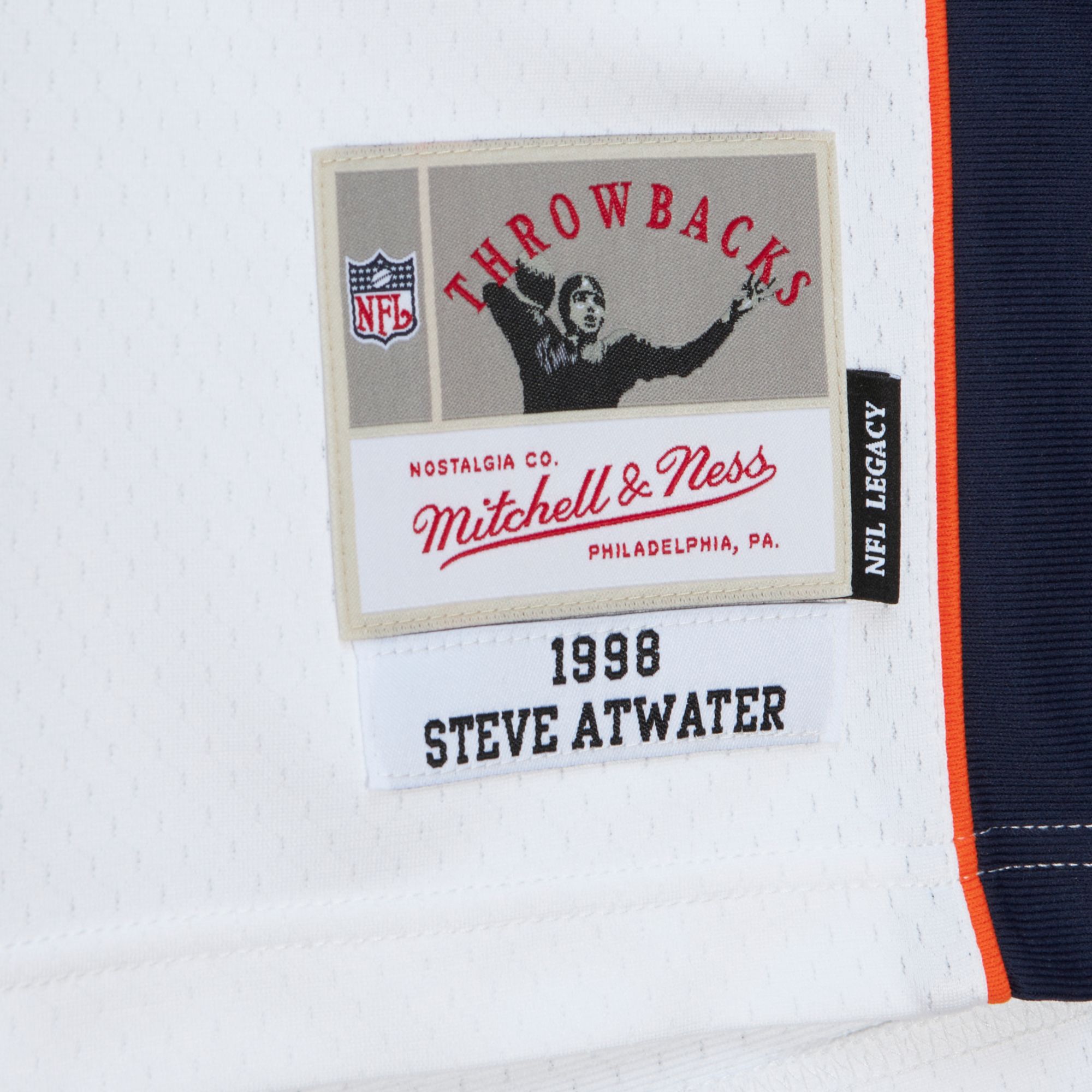 Mitchell & Ness Men's Denver Broncos Steve Atwater #27 1998 White Throwback Jersey product image