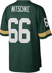 Mitchell & Ness Men's Green Bay Packers Ray Nitschke #66 Green 1966 Throwback Jersey product image