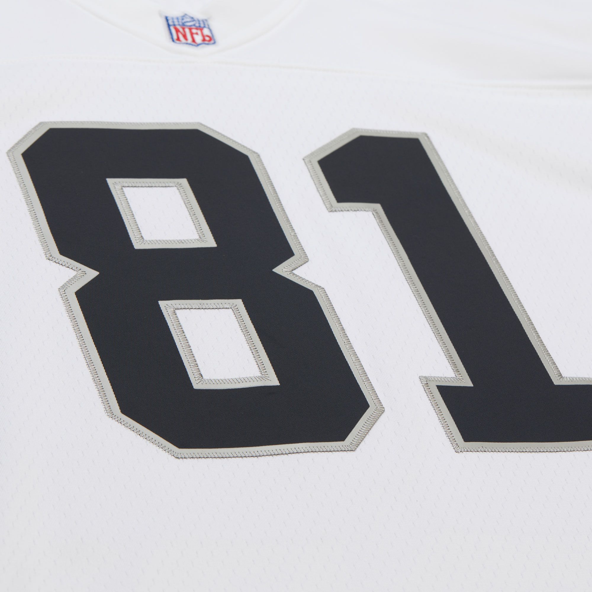 Mitchell & Ness Men's Las Vegas Raiders Tim Brown #81 White 1994 Replica Football Jersey product image