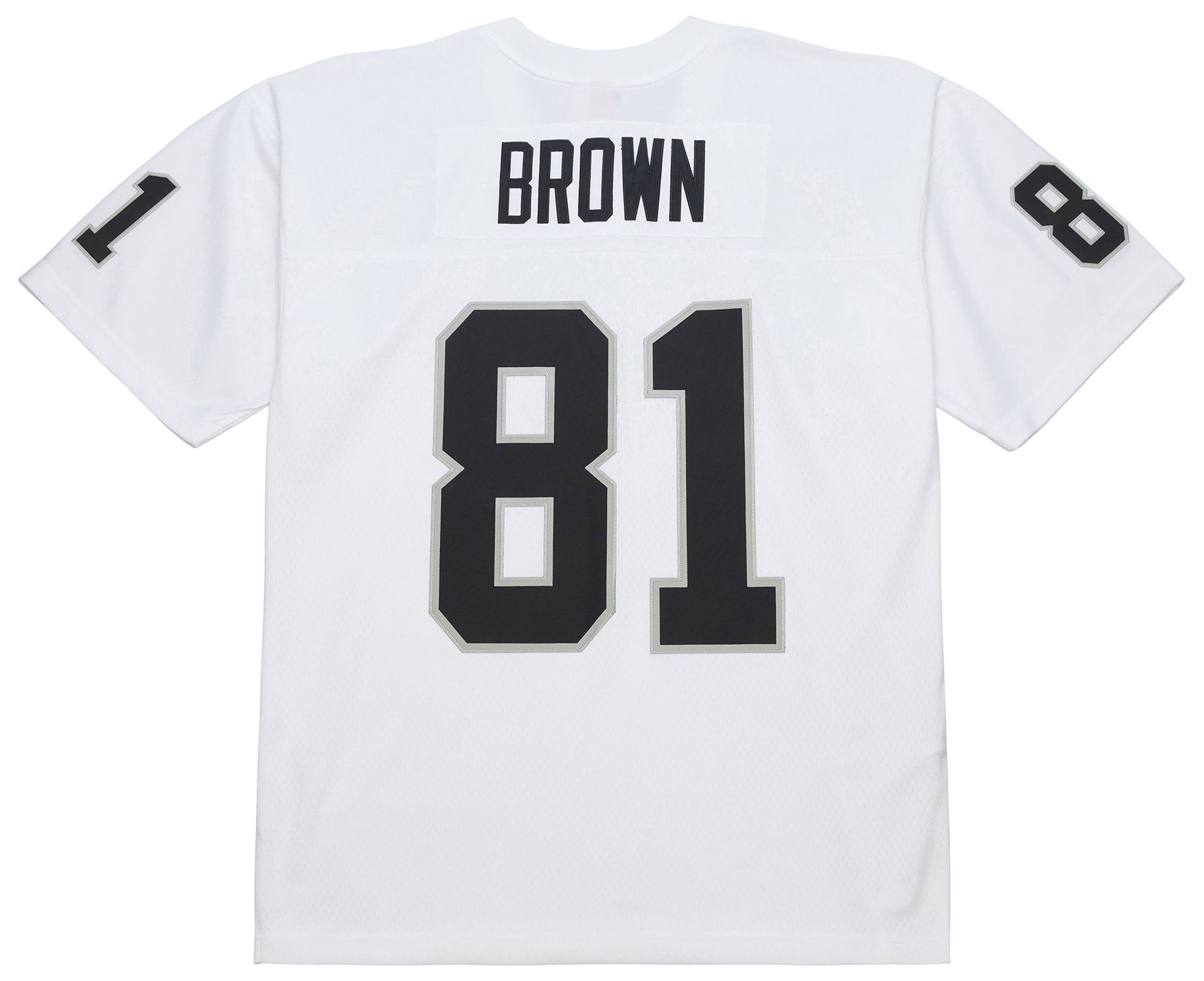 Mitchell & Ness Men's Las Vegas Raiders Tim Brown #81 White 1994 Replica Football Jersey product image