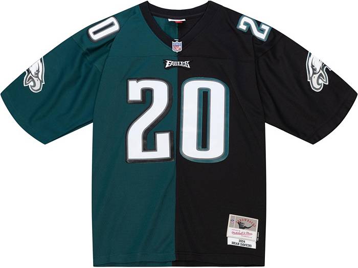 100% Authentic Eagles Jersey Brian Dawkins Mitchell & Ness Black Mesh
