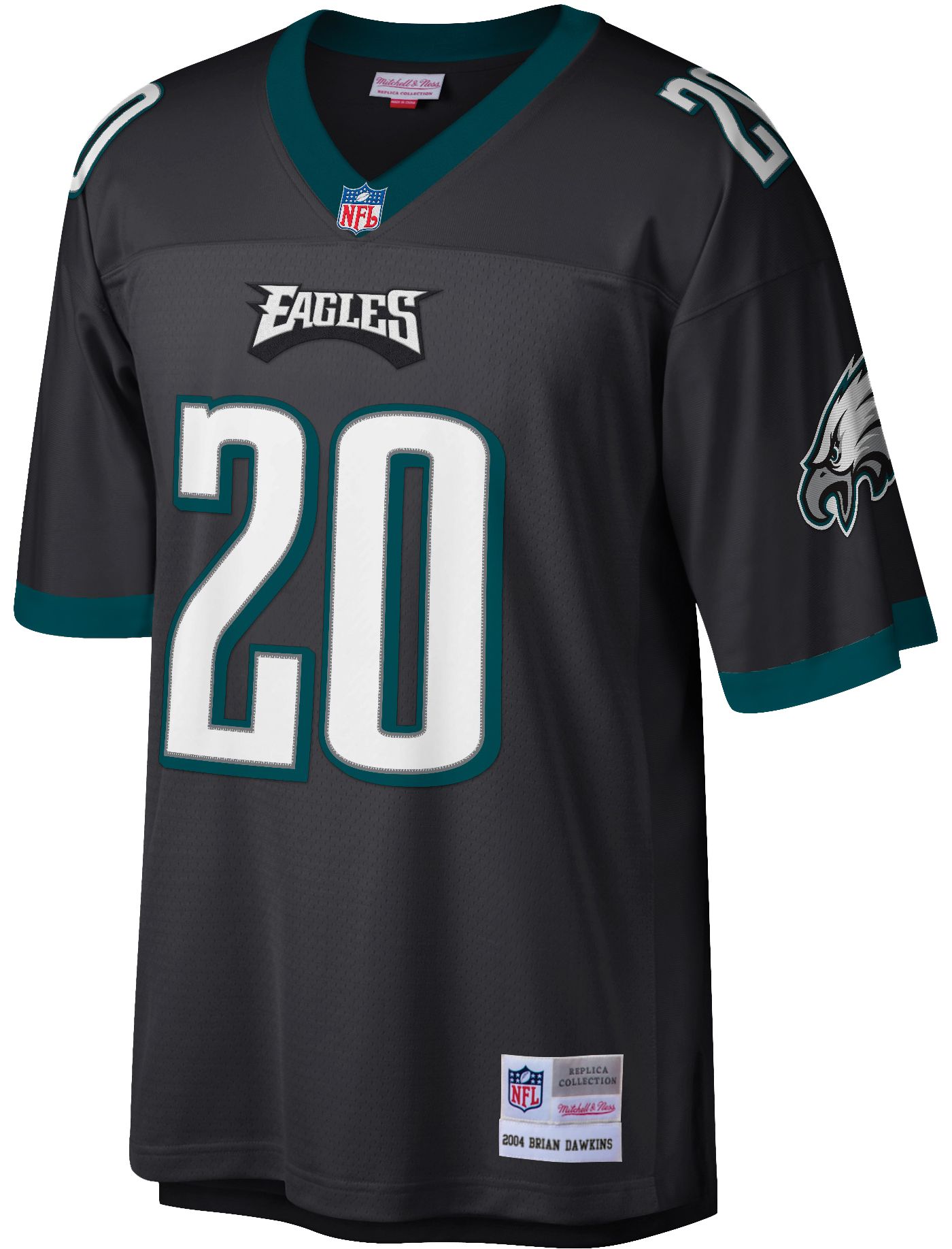 Mitchell Ness Men s Philadelphia Eagles Brian Dawkins 20 2004 Throwback Jersey Dick s Sporting Goods
