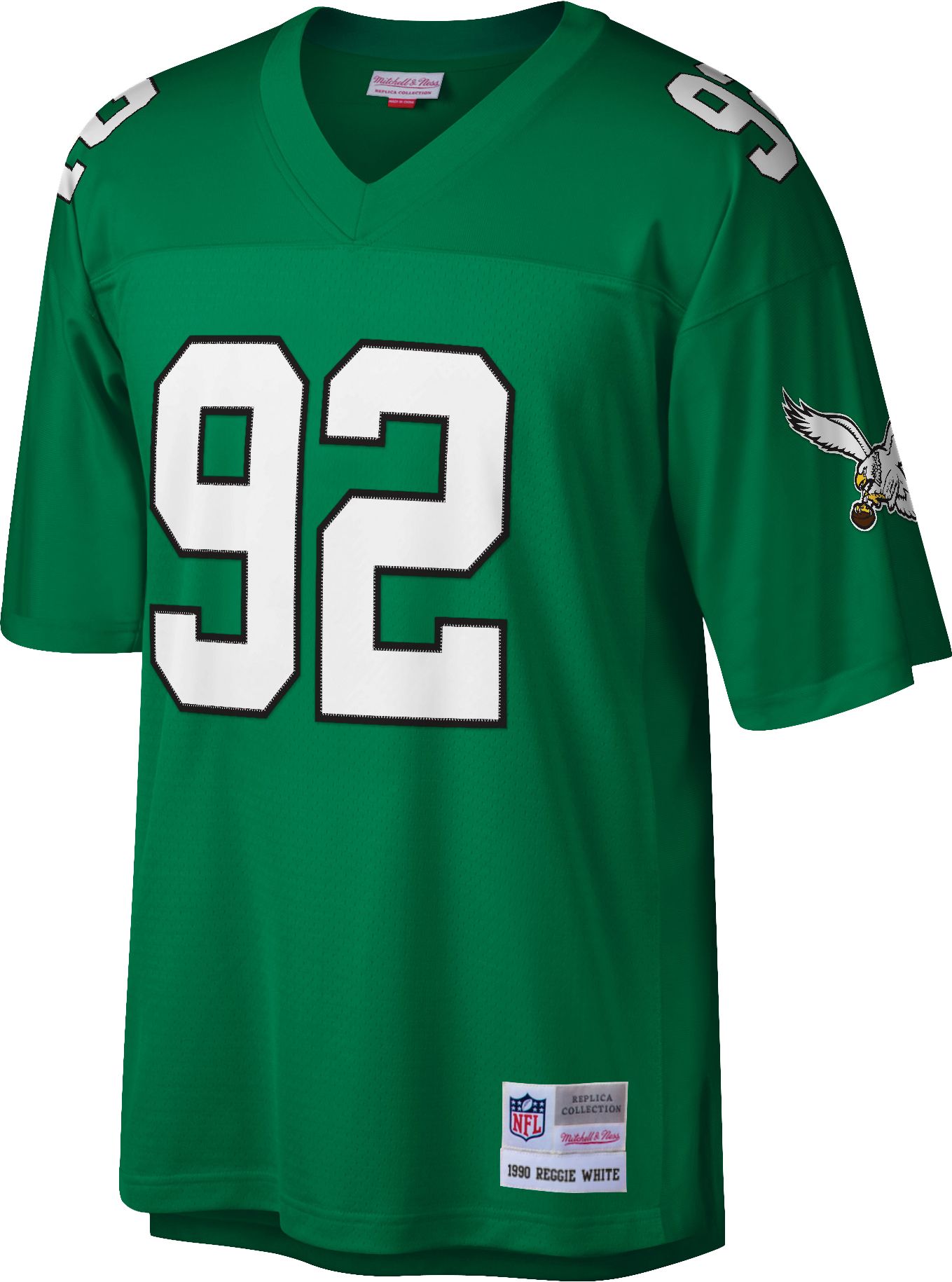 Mitchell & Ness Men's Philadelphia Eagles Reggie White #92 1990 Throwback Jersey product image