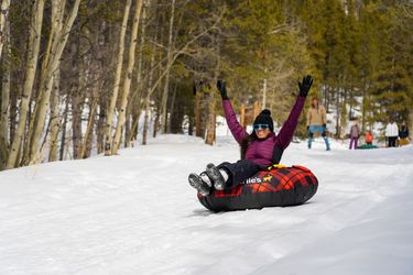 Yukon Charlie's Buffalo Plaid Snow Tube