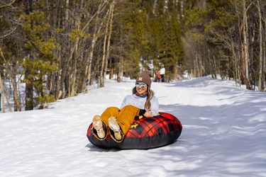 Yukon Charlie's Buffalo Plaid Snow Tube