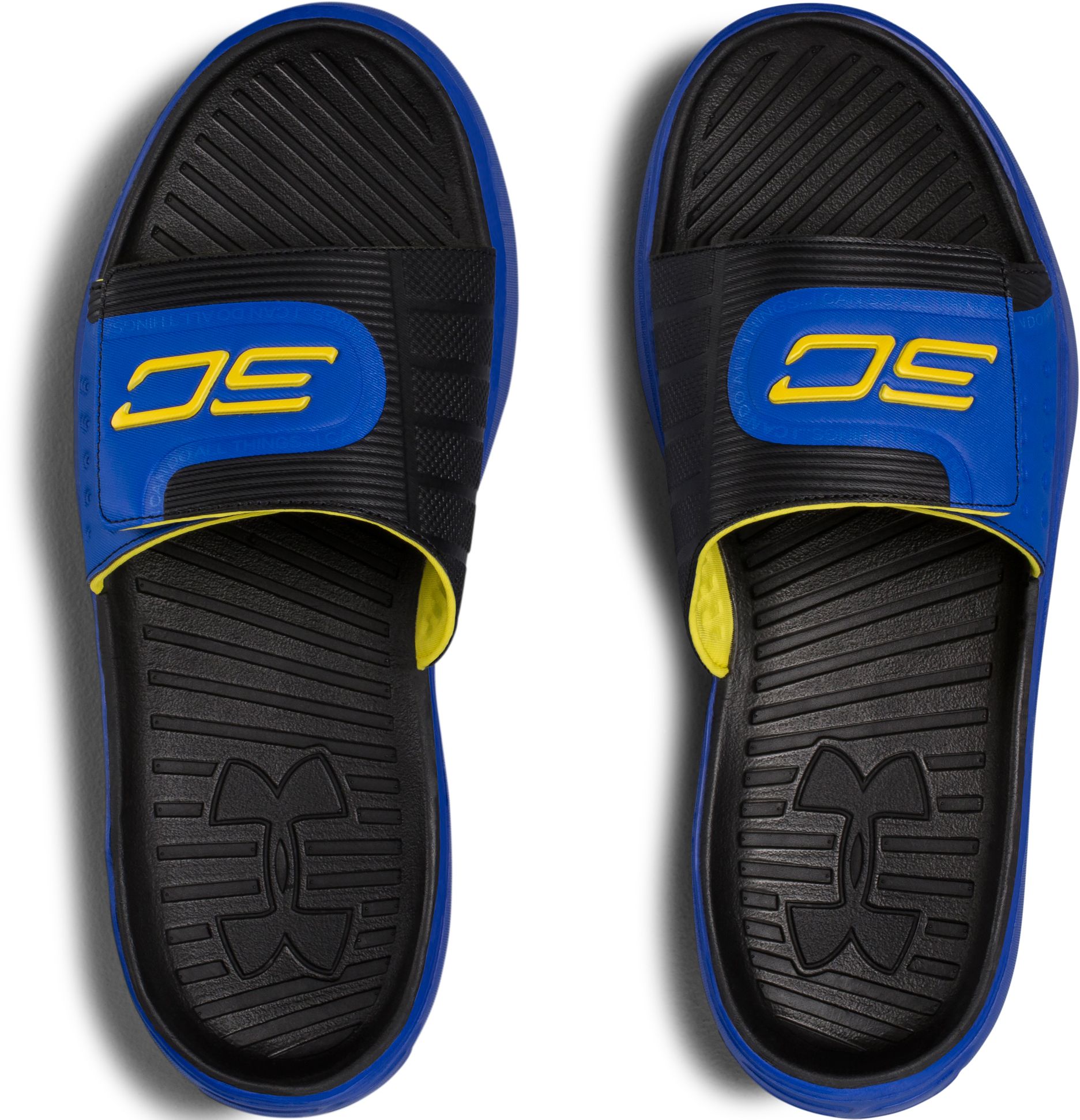 under armour curry slides