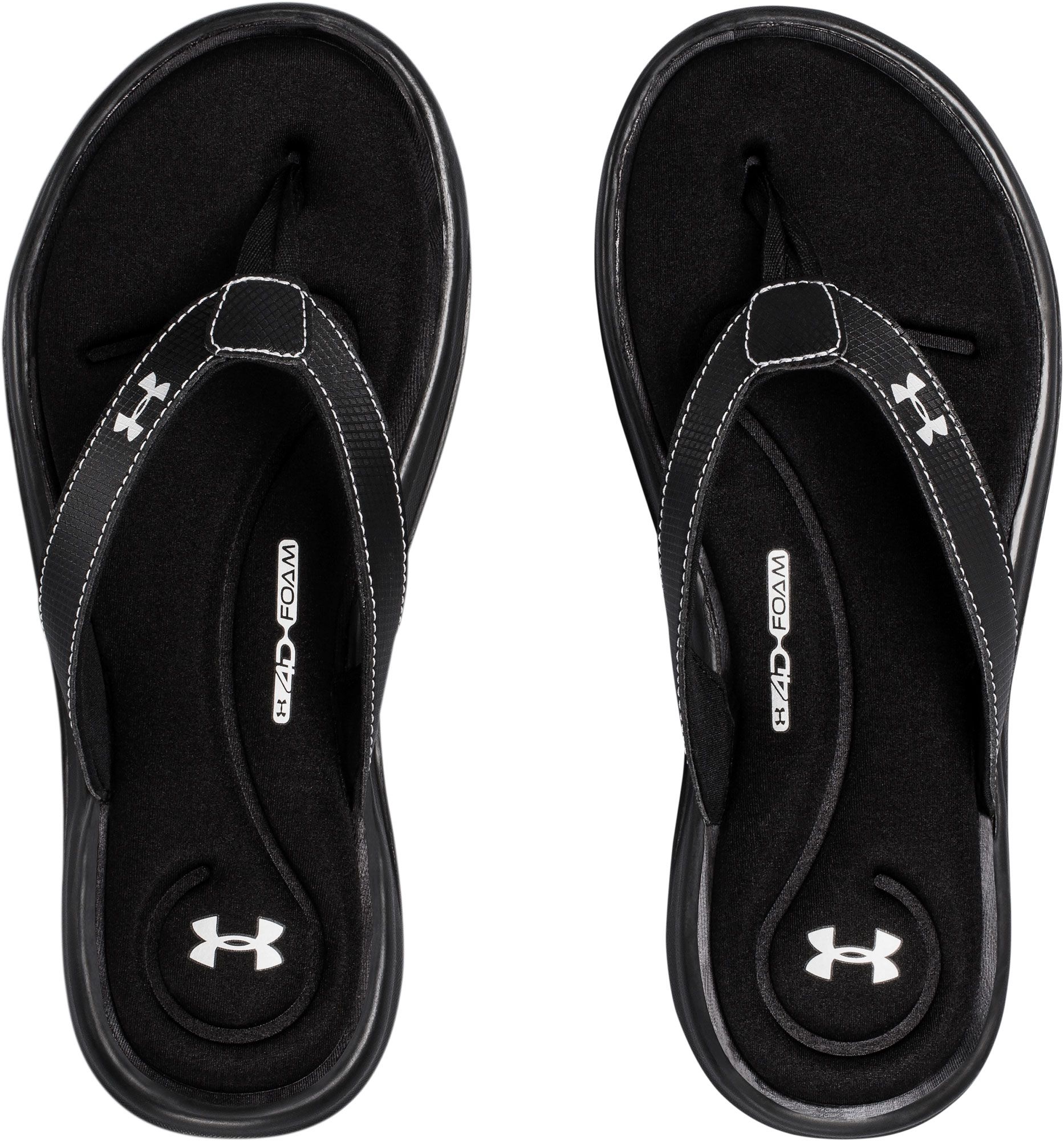 under armour padded flip flops