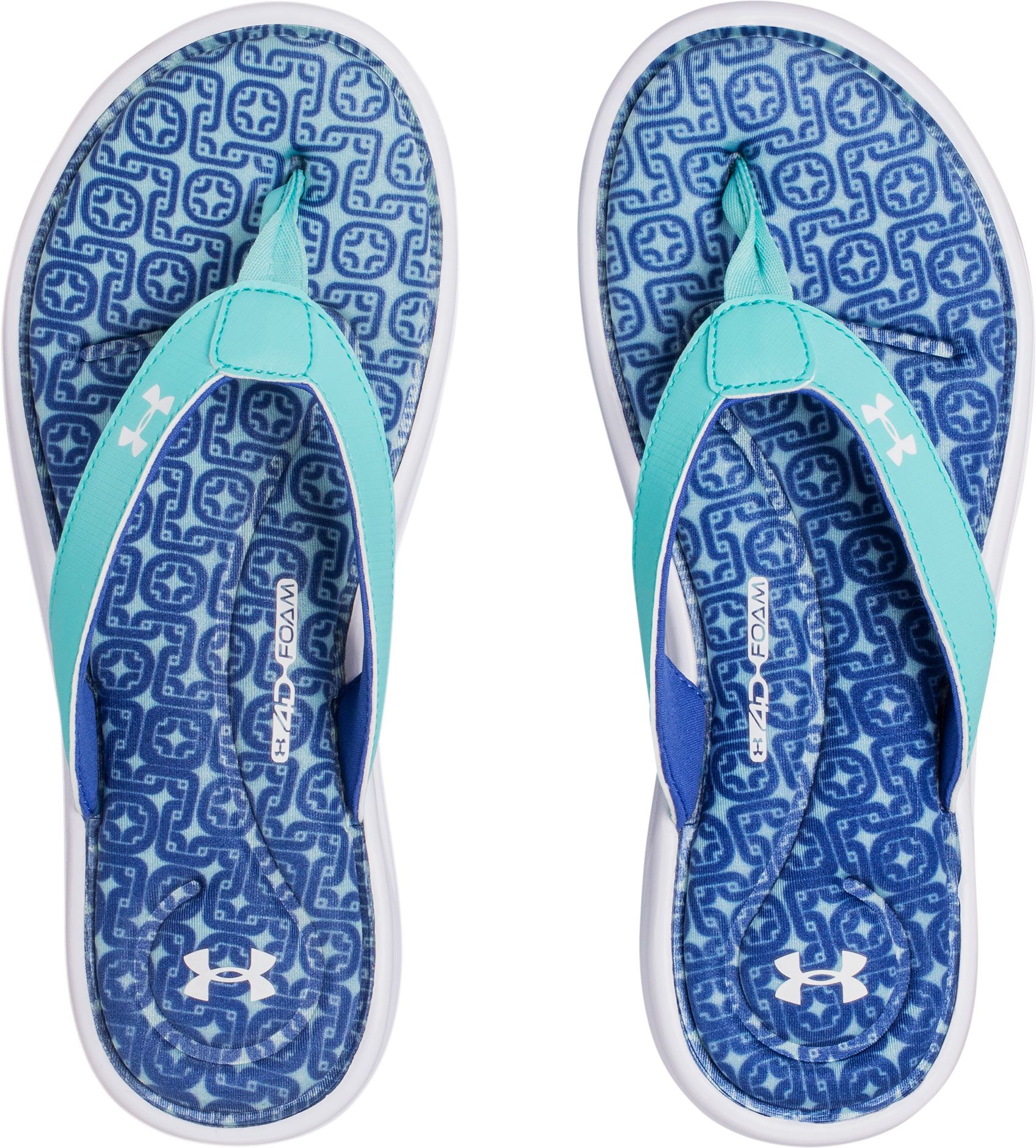 under armour women's marbella oval vi thong flip flops