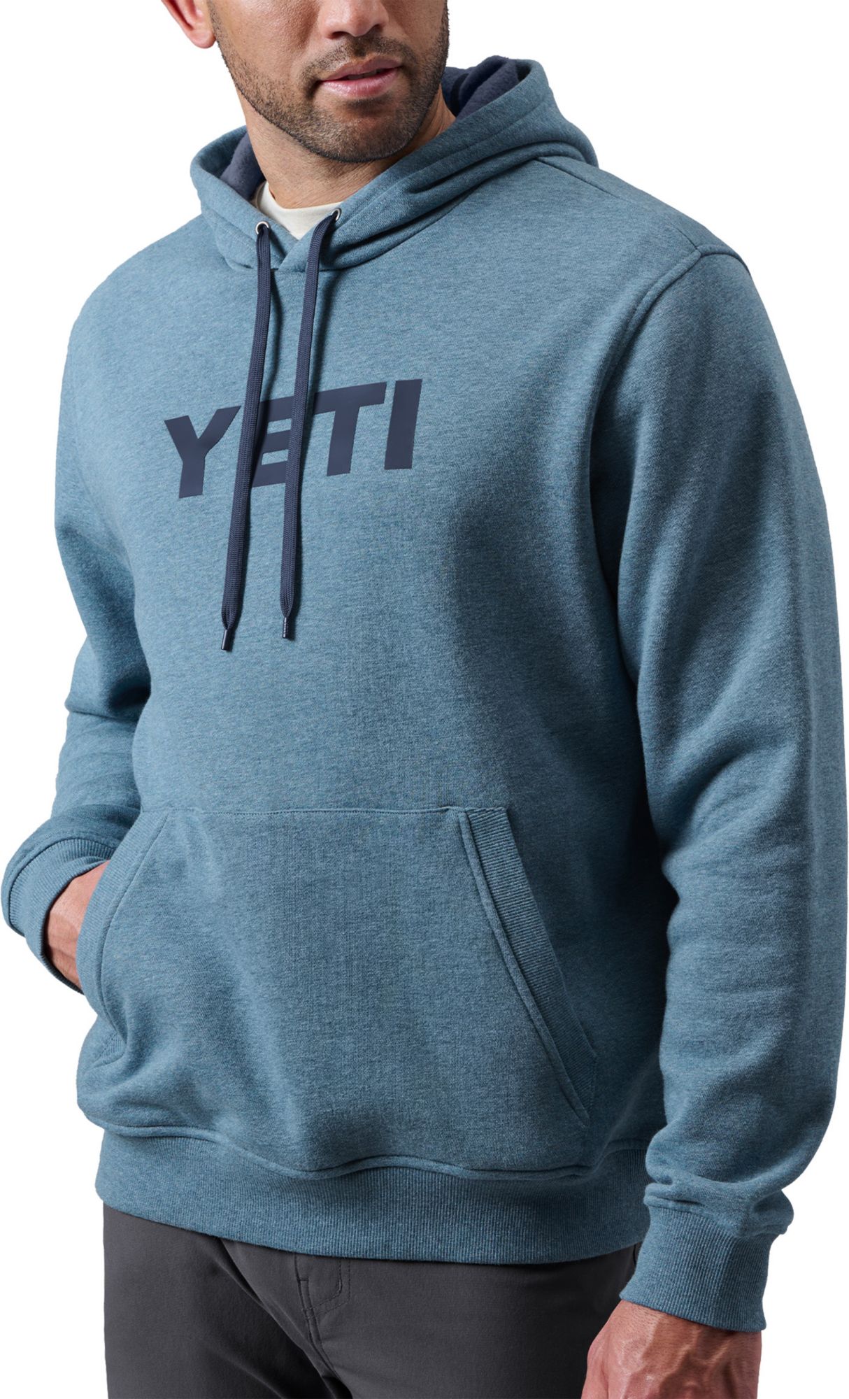 YETI Men's Brushed Fleece Logo Pullover Hoodie product image