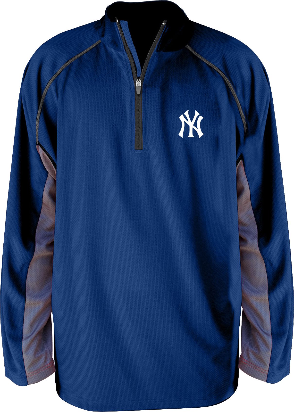 MLB Men's Big and Tall New York Yankees Navy Quarter-Zip Sweatshirt product image