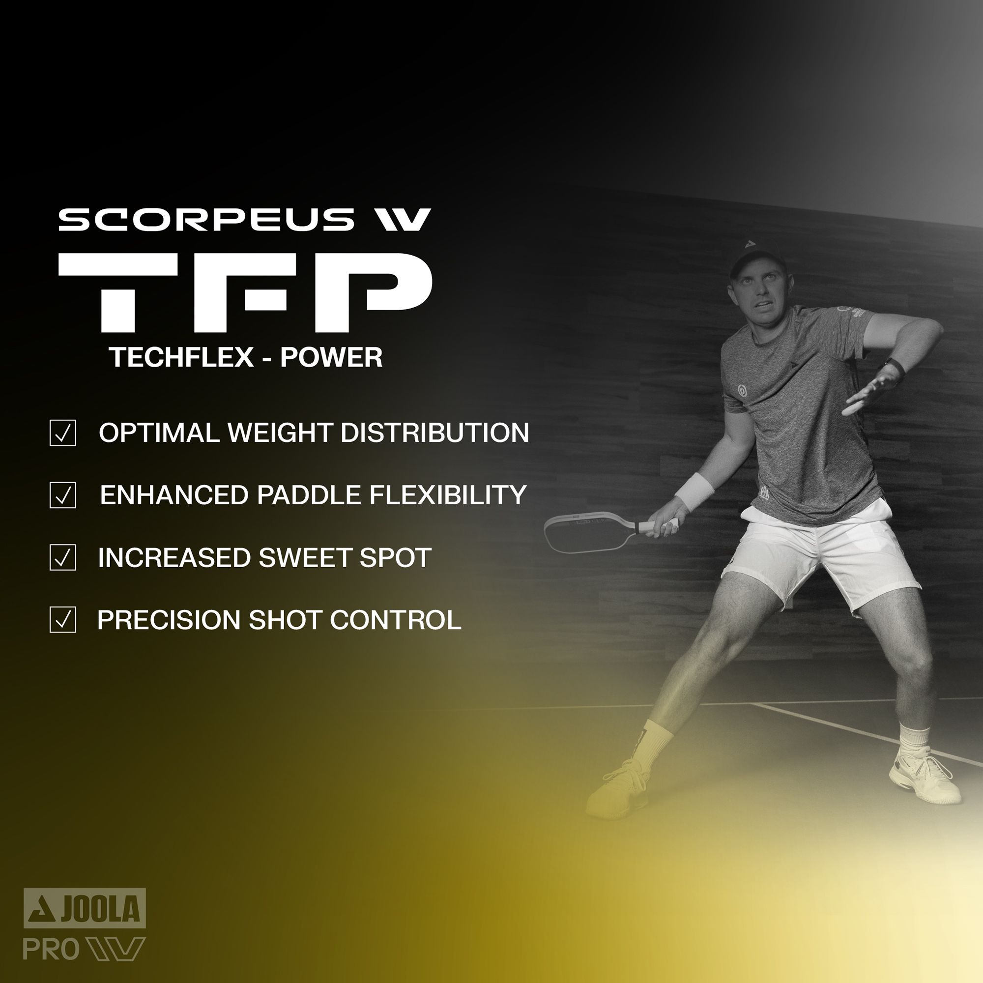 JOOLA Collin Scorpeus Gen 4 16MM Pickleball Paddle product image