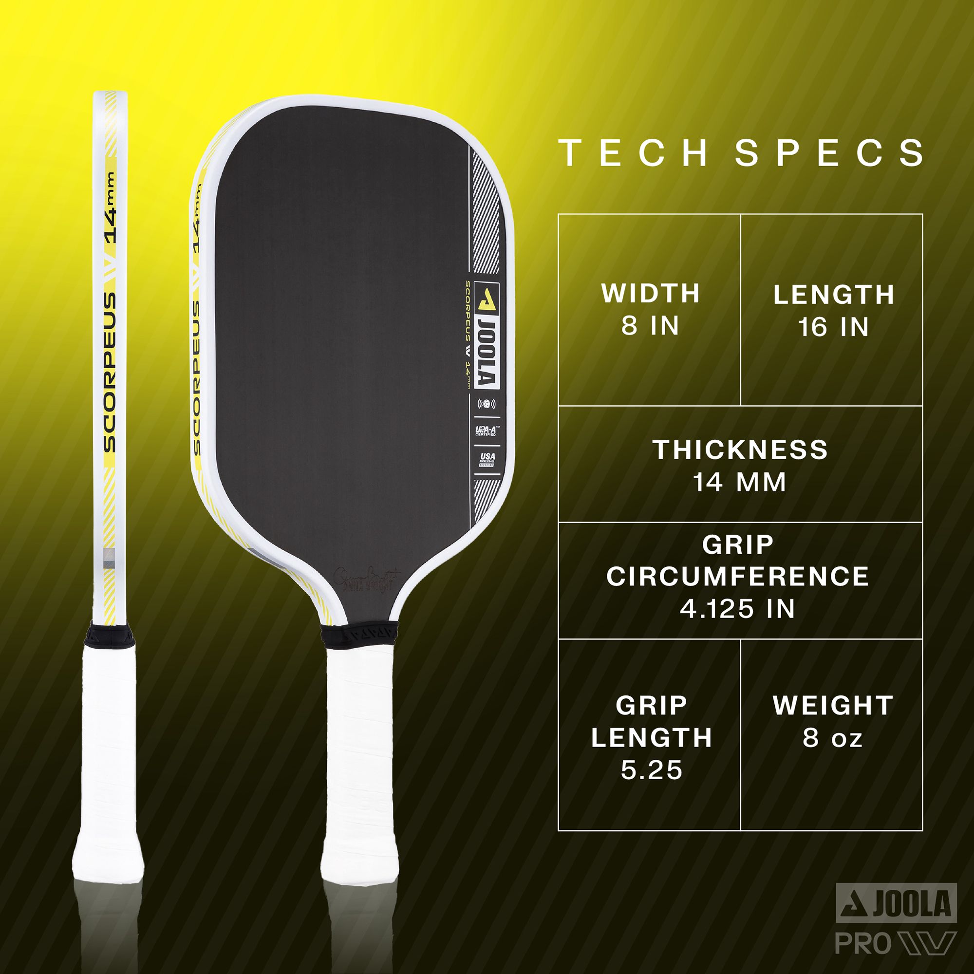 JOOLA Anna Scorpeus Gen 4 14MM Pickleball Paddle product image