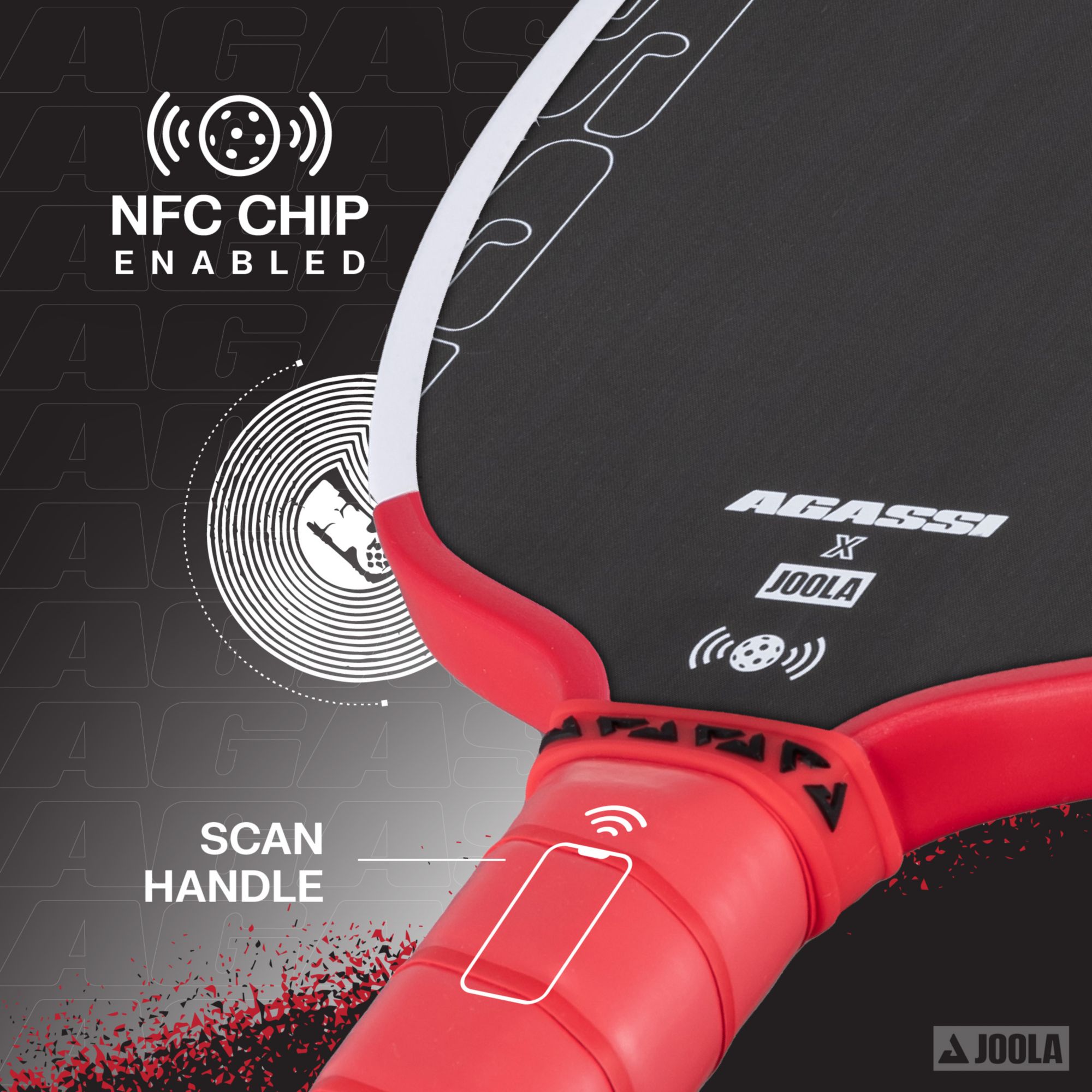 JOOLA Andre Agassi Pro 16mm Pickleball Paddle product image