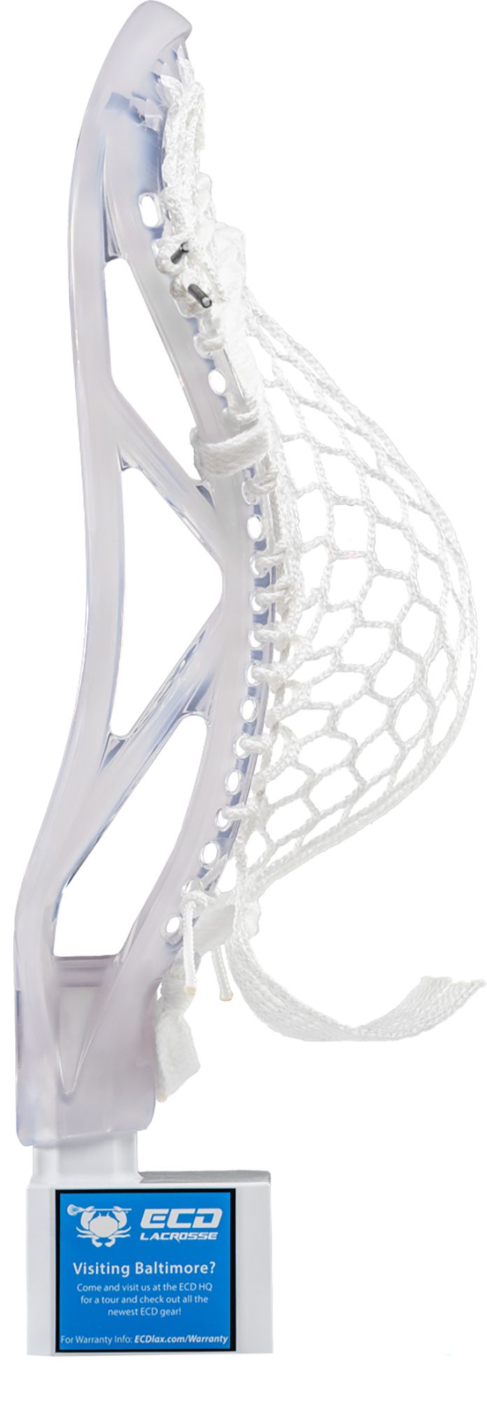 ECD Atom Lacrosse Head with Professionally Strung Elite Pocket product image