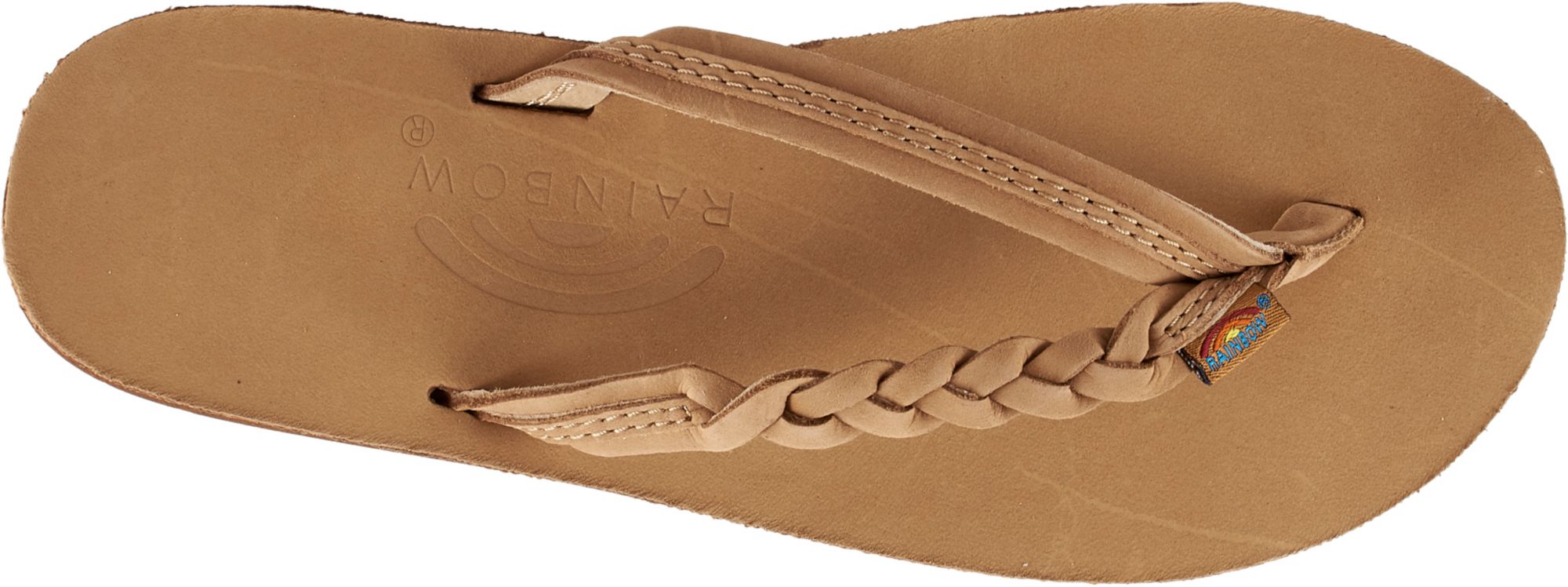 Rainbow Women's Leather 301 Flirty Braid Twist Flip Flops product image