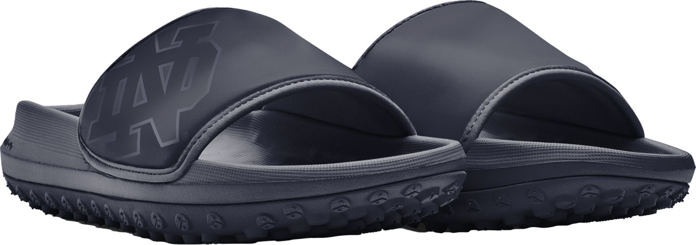 Under Armour Summit Fit Sway Notre Dame Slides Dick s Sporting Goods