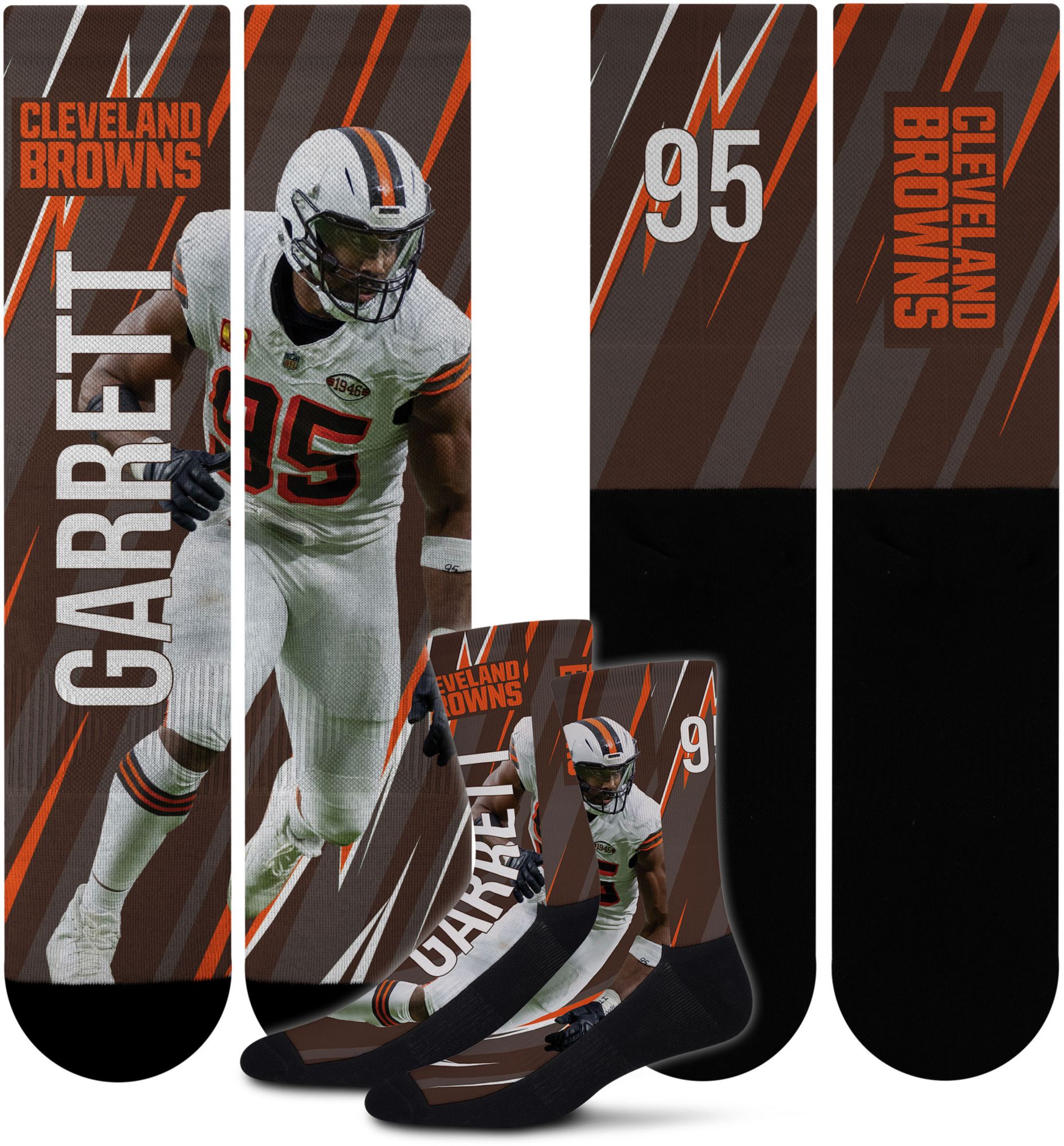 For Bare Feet Youth Cleveland Browns Energy Socks product image