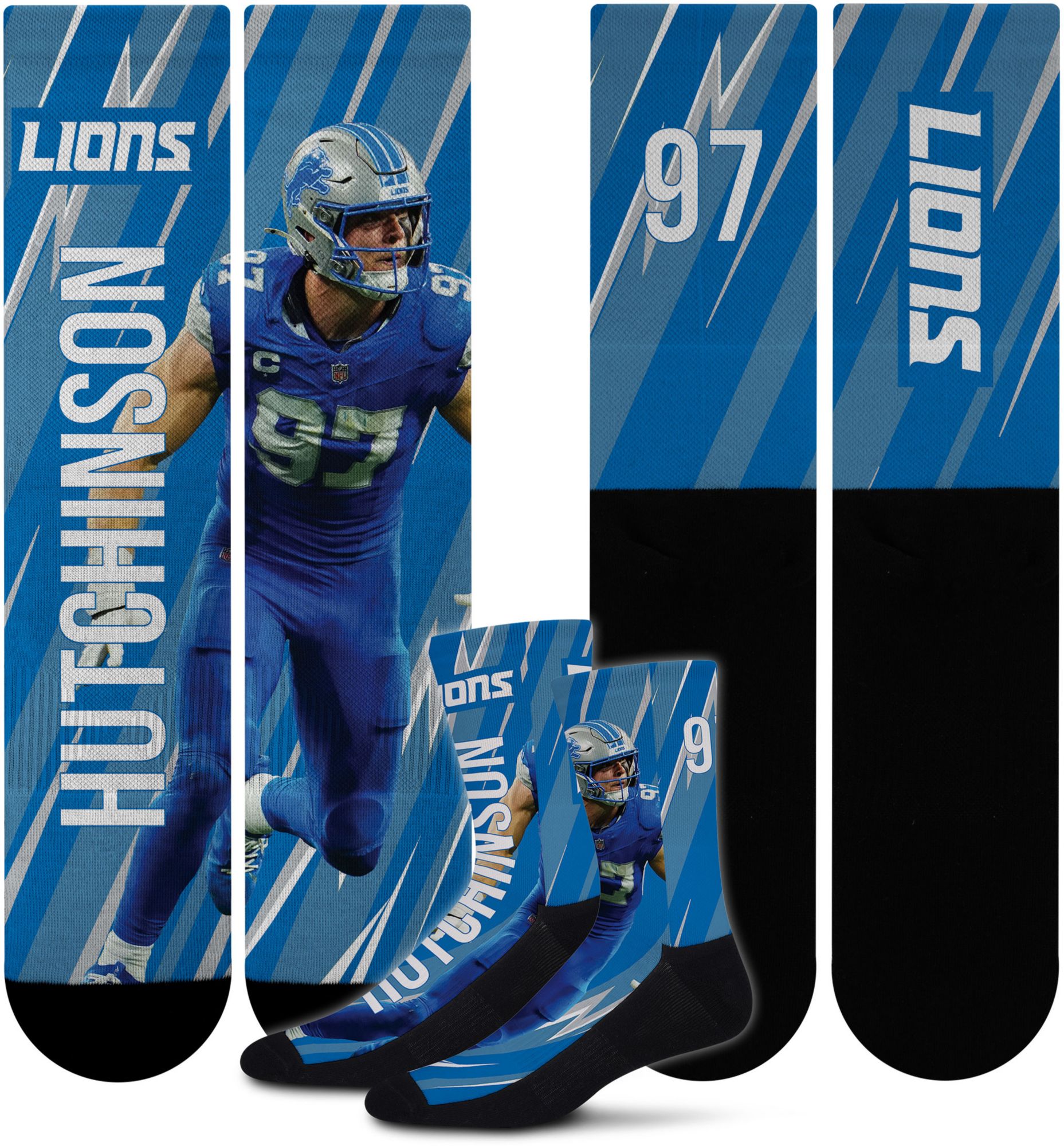 For Bare Feet Youth Detroit Lions Energy Socks product image