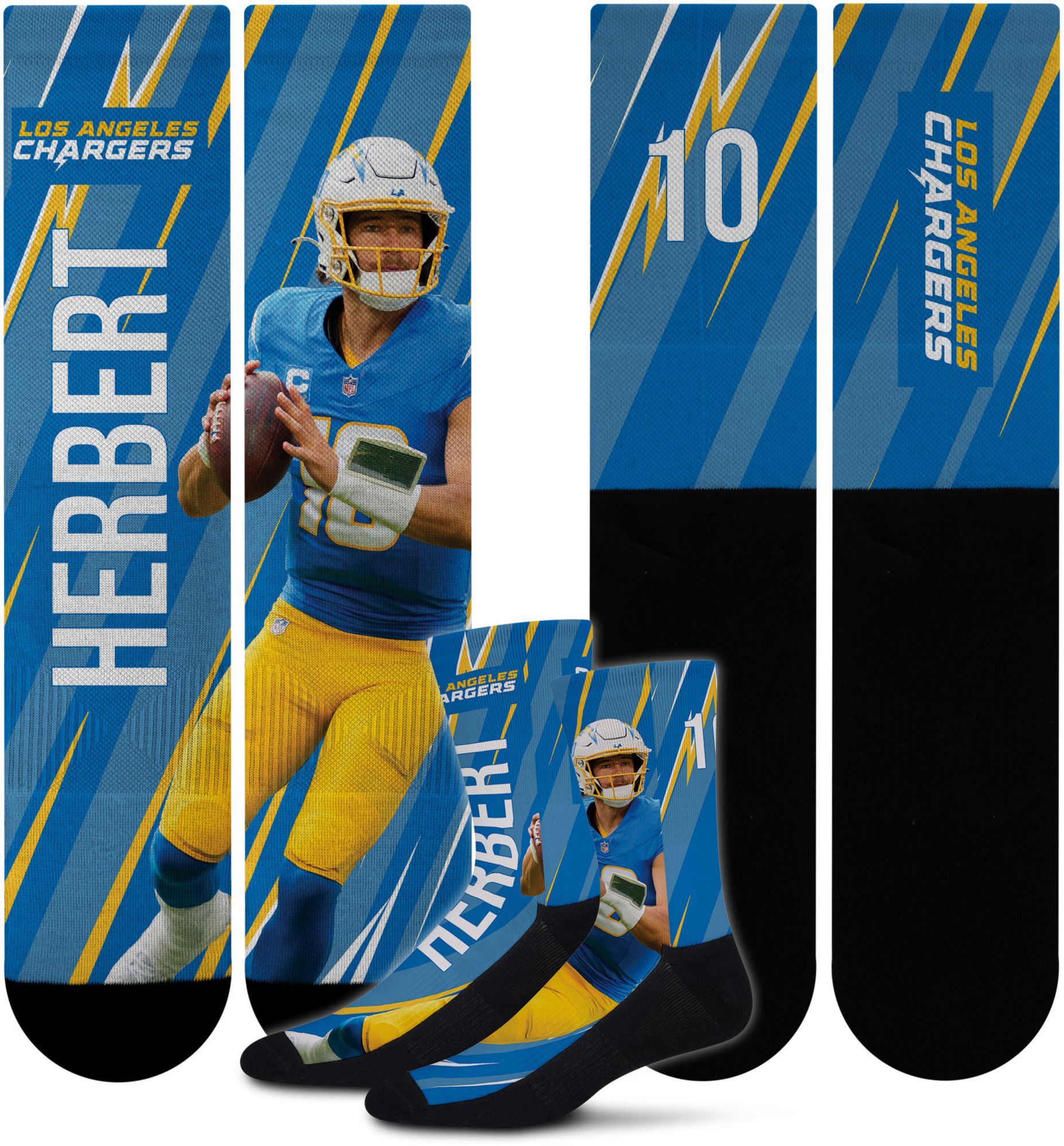 For Bare Feet Youth Los Angeles Chargers Energy Socks product image