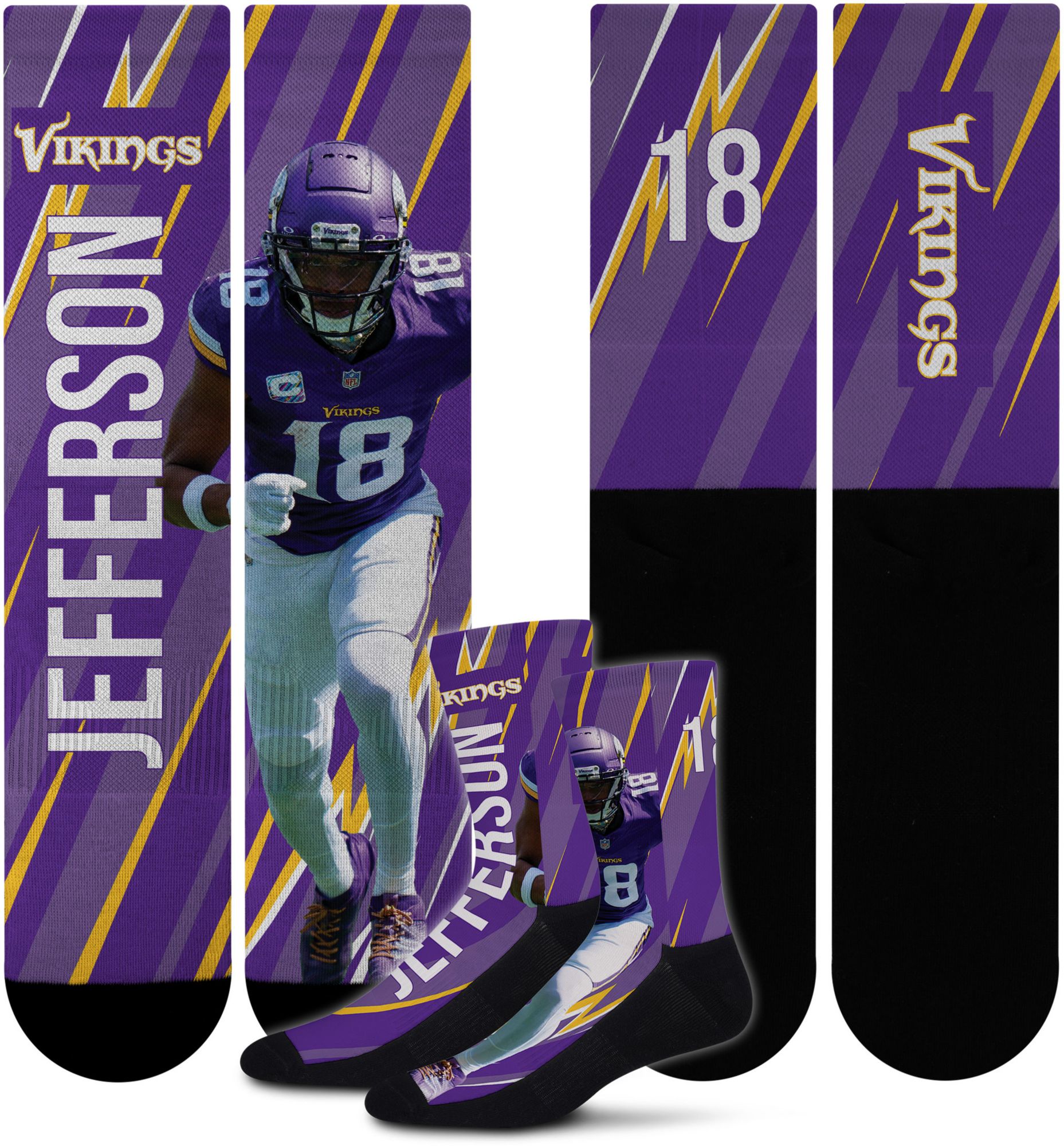 For Bare Feet Youth Minnesota Vikings Energy Socks product image