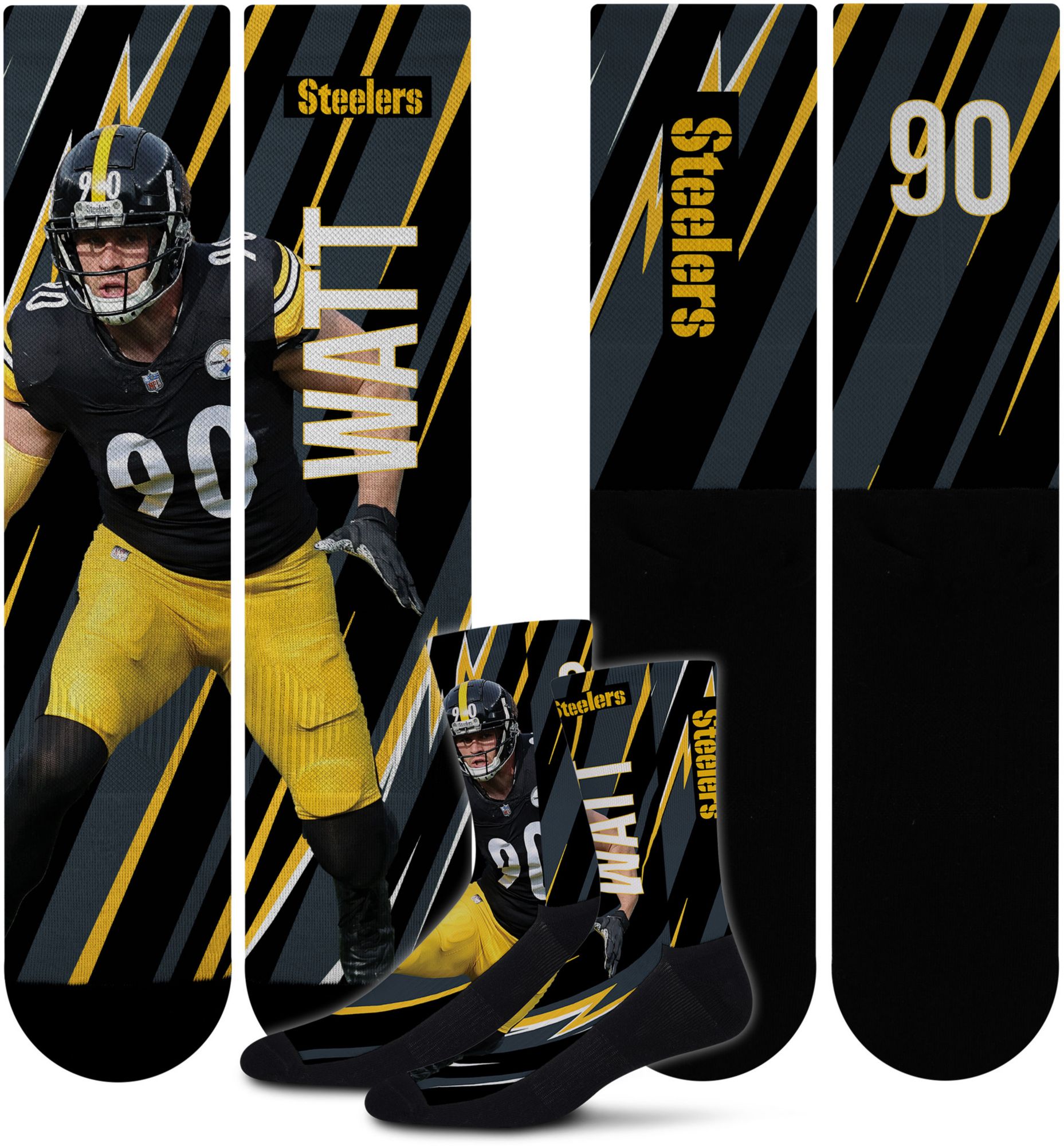 For Bare Feet Youth Pittsburgh Steelers Energy Socks product image