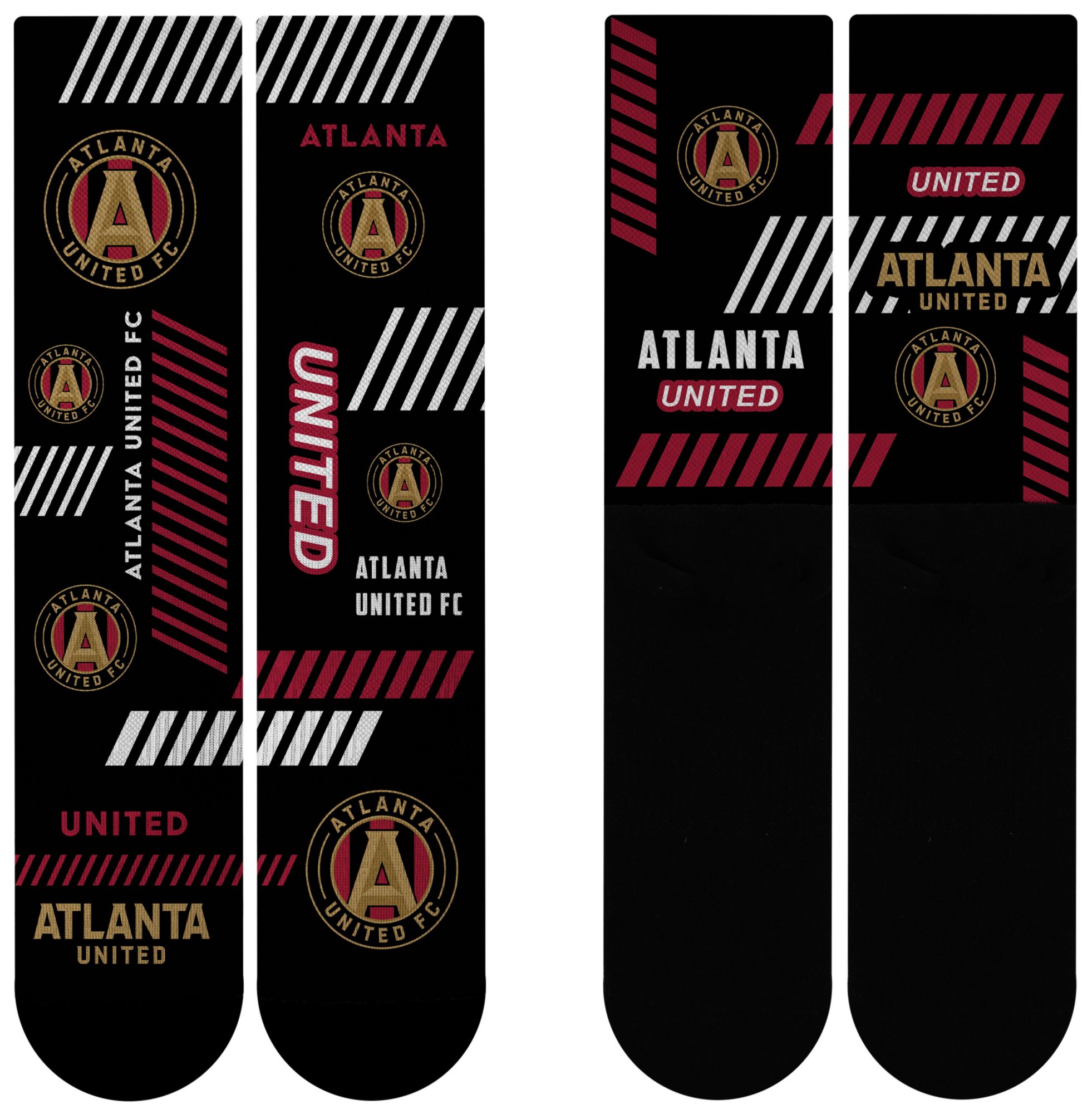 For Bare Feet Adult Atlanta United FC Multi Fantastic Sublimated Crew Socks product image
