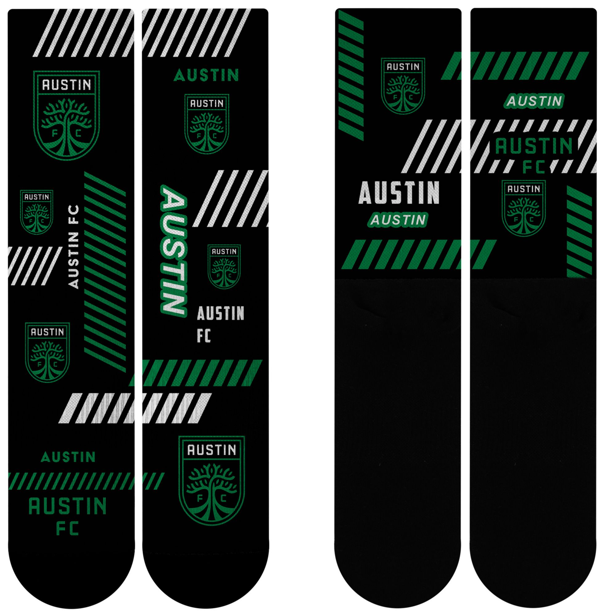 For Bare Feet Adult Austin FC Multi Fantastic Sublimated Crew Socks product image