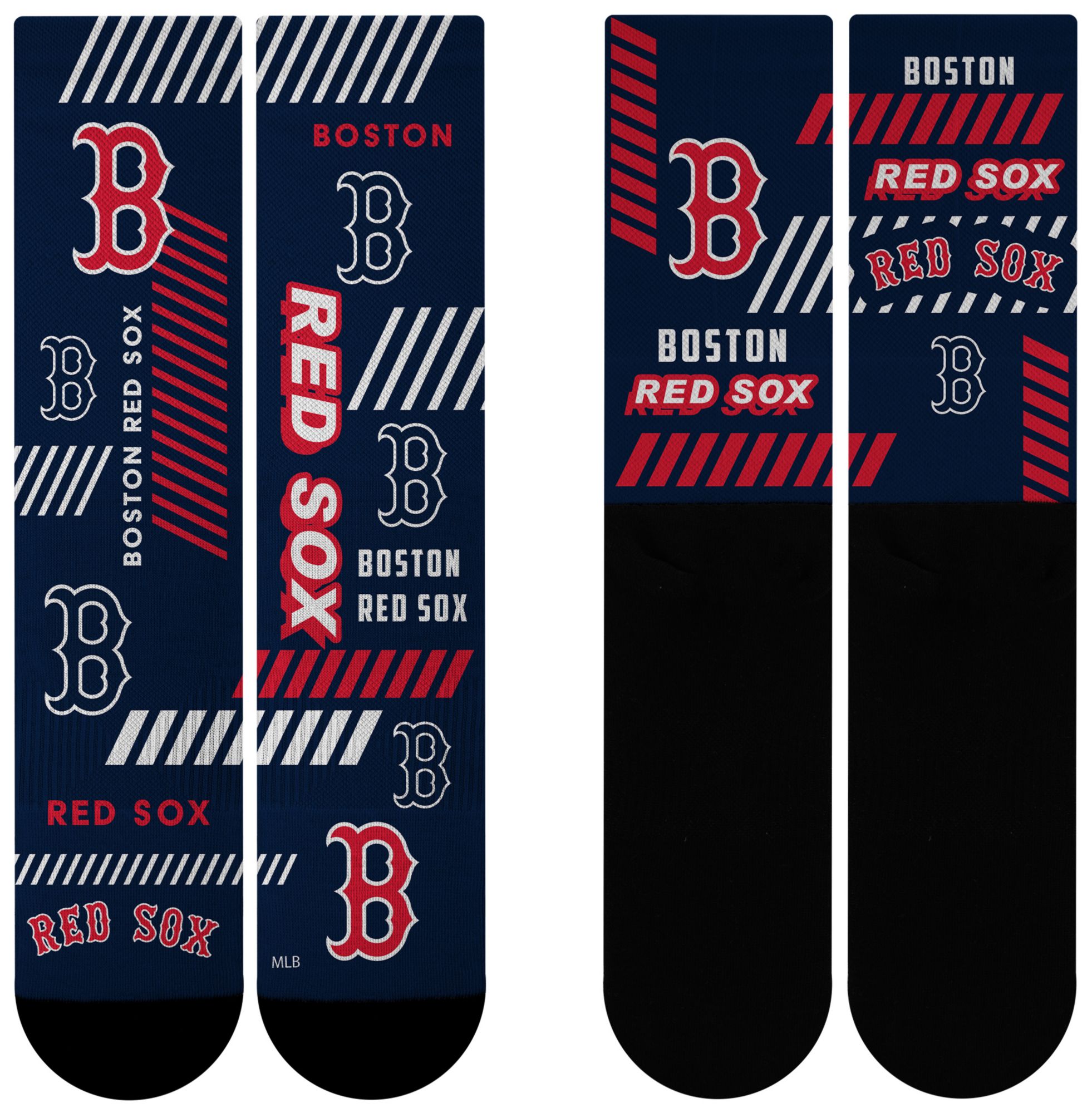 For Bare Feet Adult Boston Red Sox Multi Fantastic Sublimated Crew Socks product image