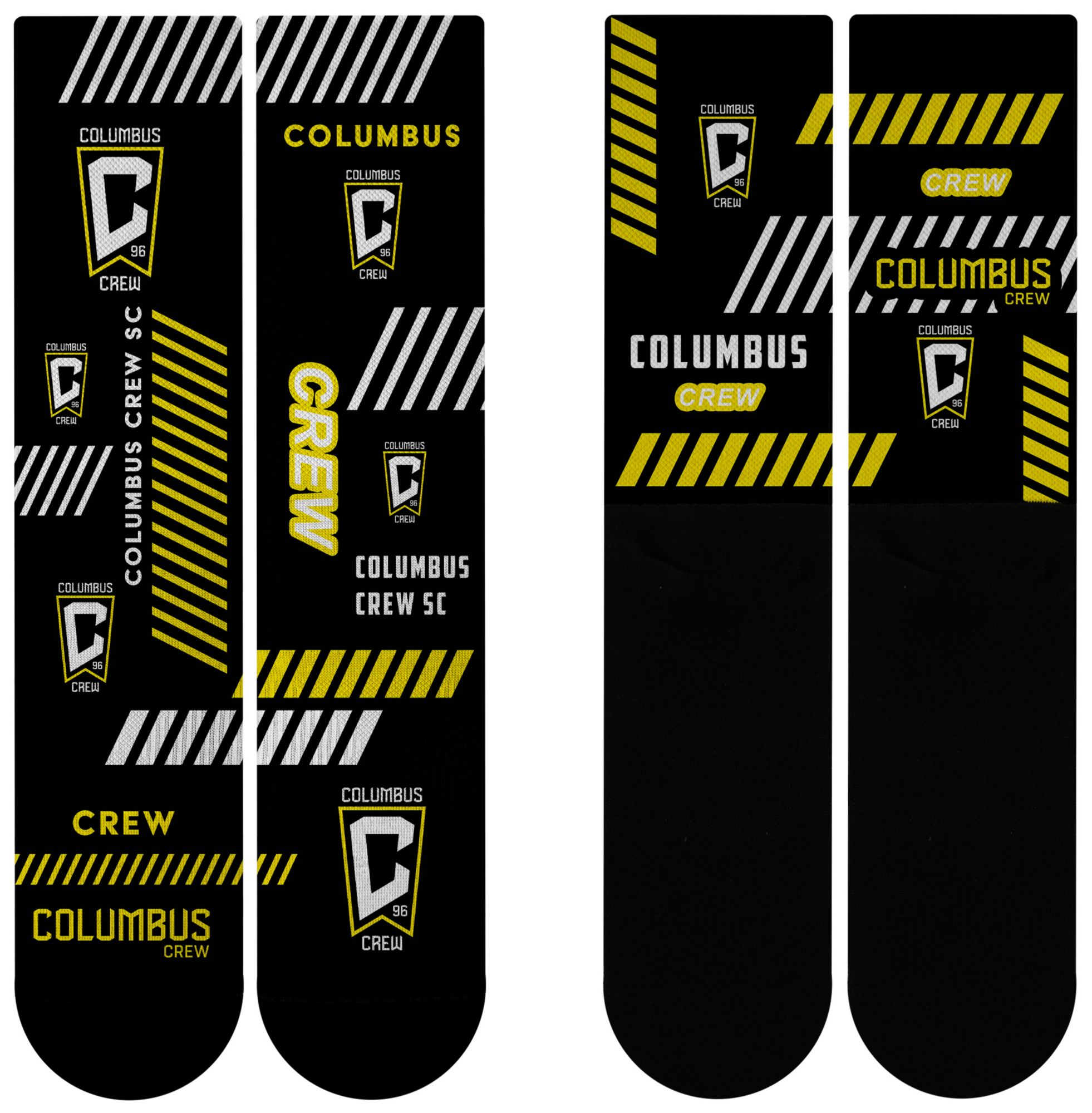 For Bare Feet Adult Columbus Crew SC Multi Fantastic Sublimated Crew Socks product image