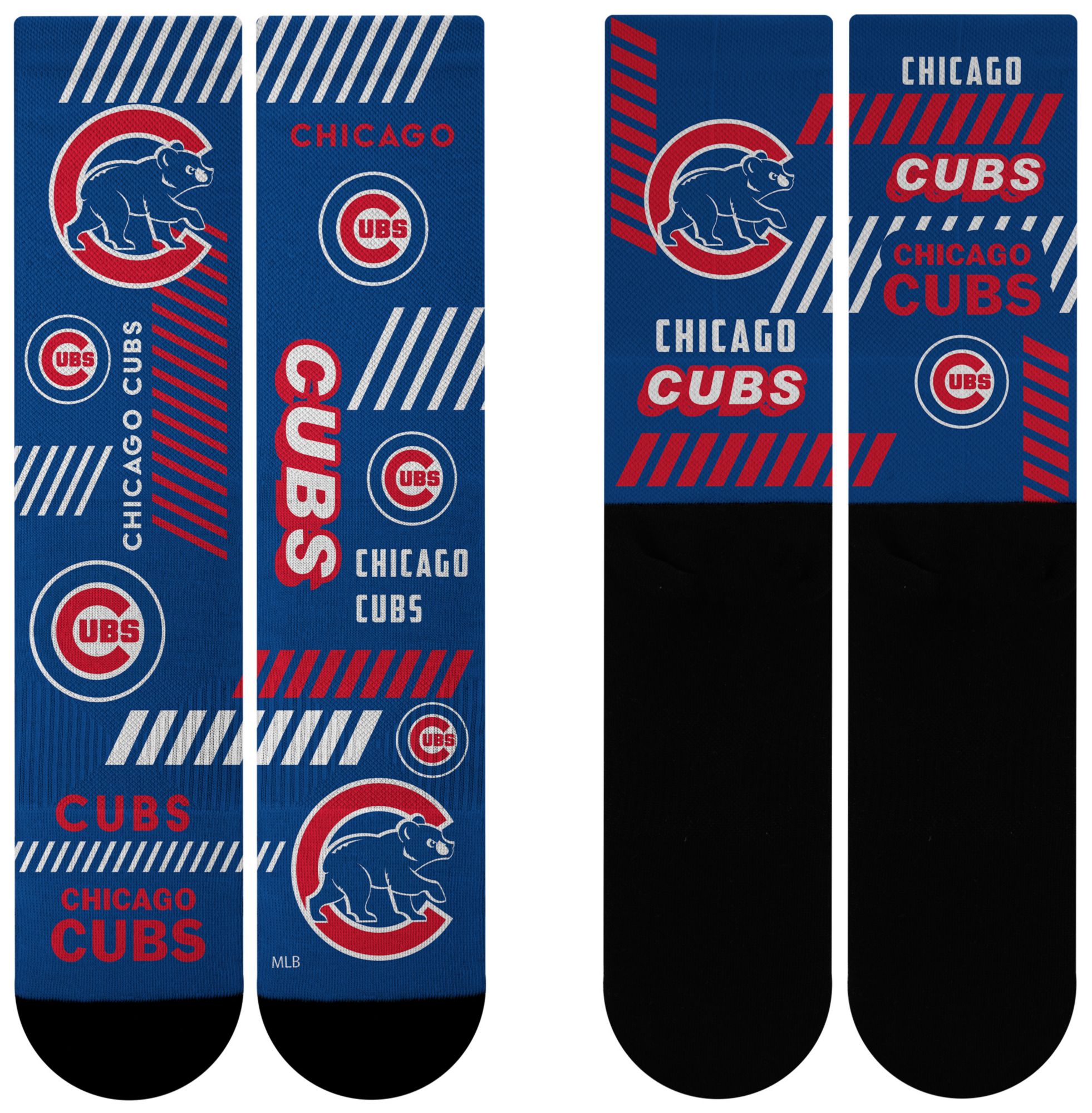 For Bare Feet Adult Chicago Cubs Multi Fantastic Sublimated Crew Socks product image