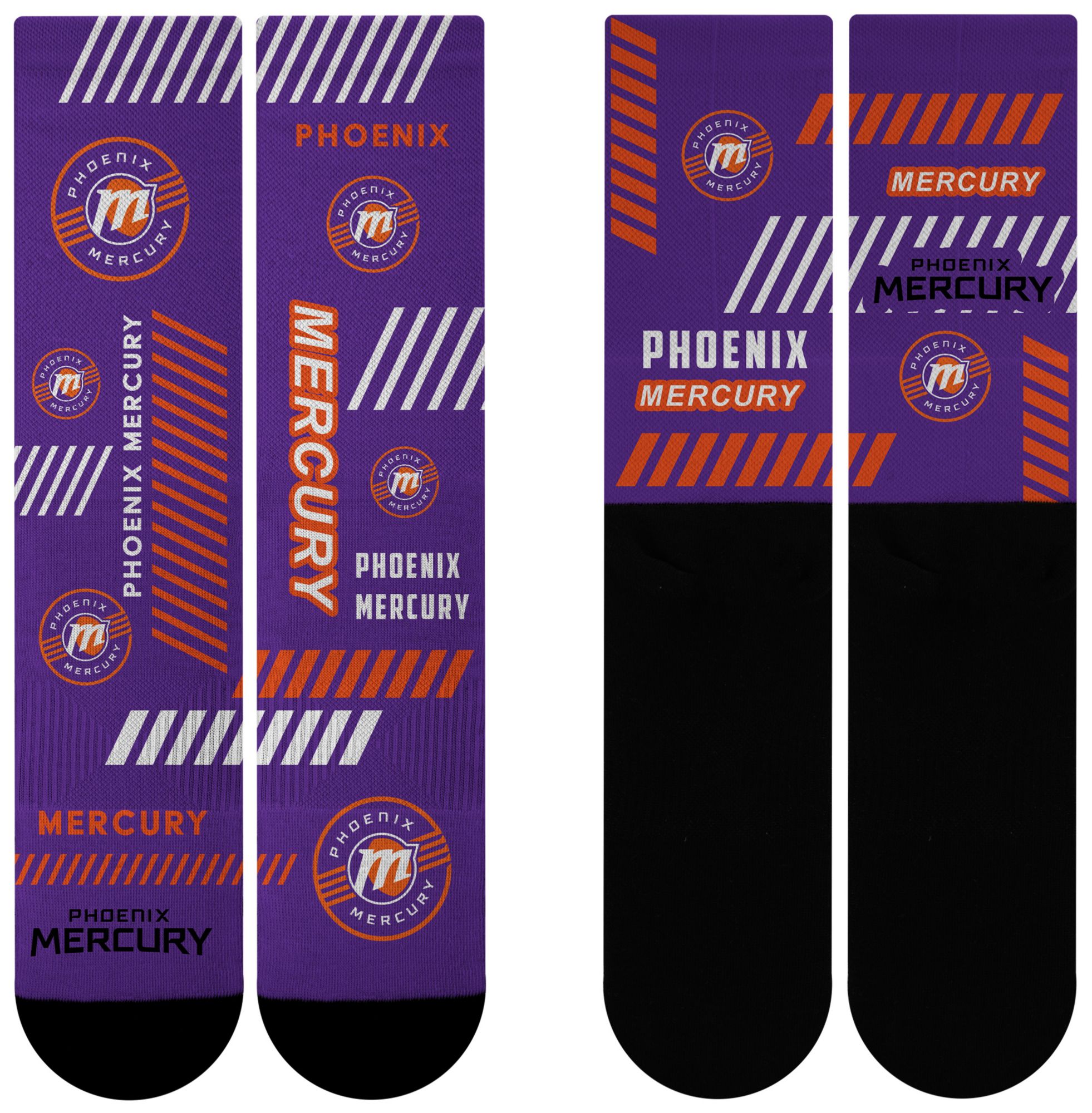 For Bare Feet Adult Phoenix Mercury Multi Fantastic Sublimated Crew Socks product image