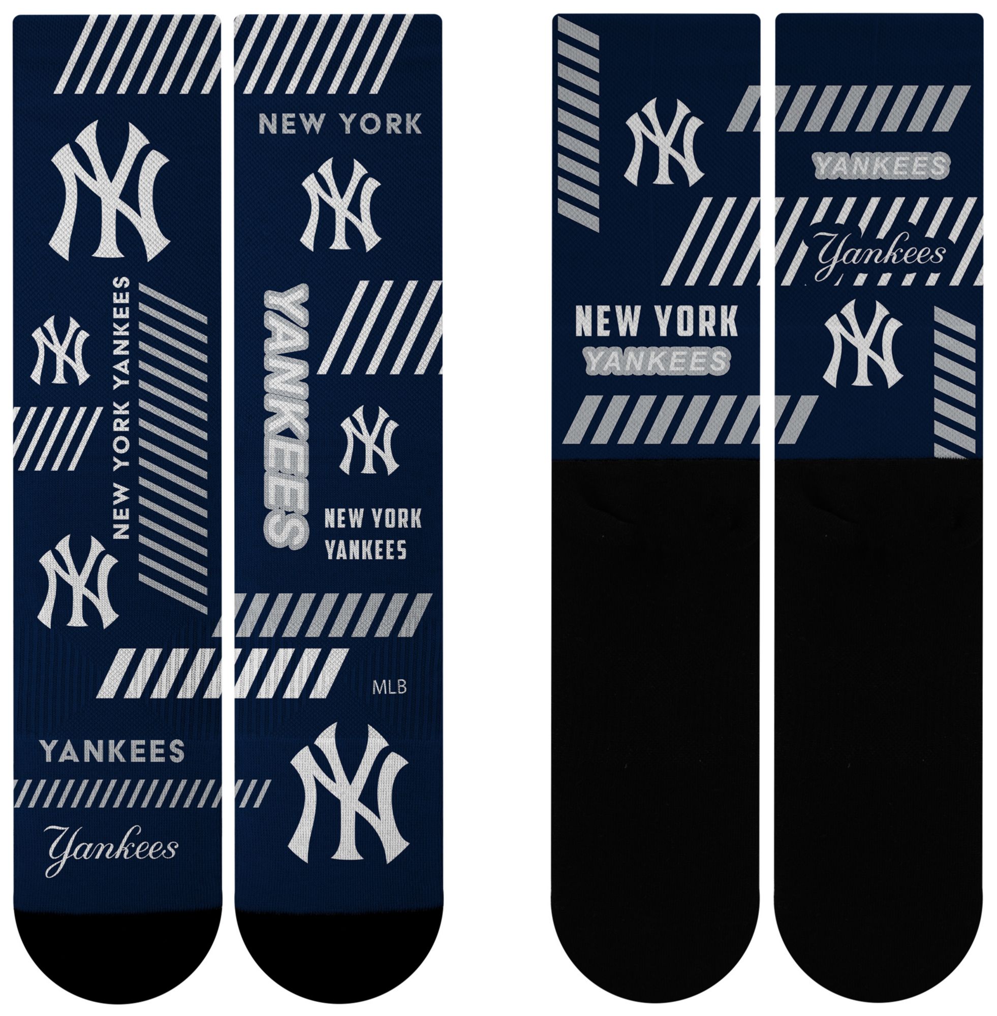 For Bare Feet Adult New York Yankees Multi Fantastic Sublimated Crew Socks product image