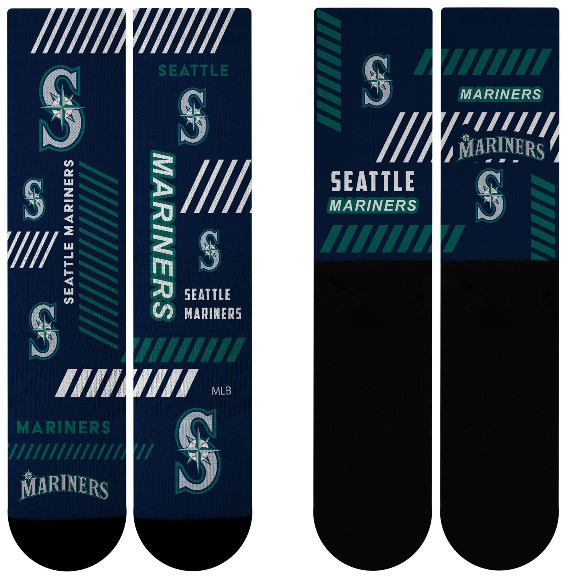For Bare Feet Adult Miami Marlins Multi Fantastic Sublimated Crew Socks product image