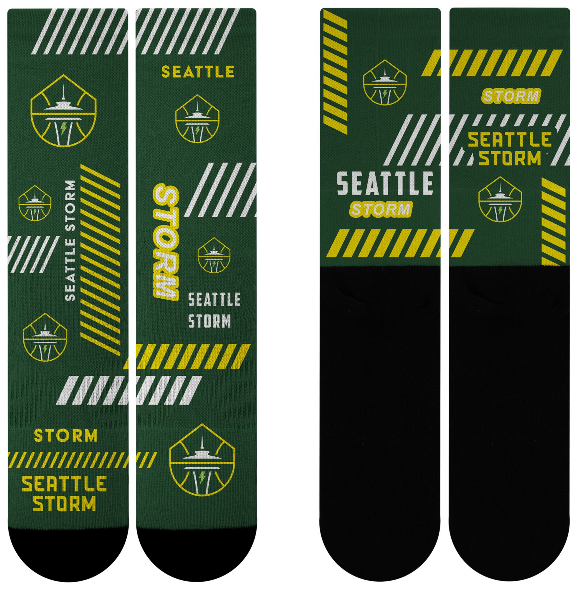 For Bare Feet Adult Seattle Storm Multi Fantastic Sublimated Crew Socks product image