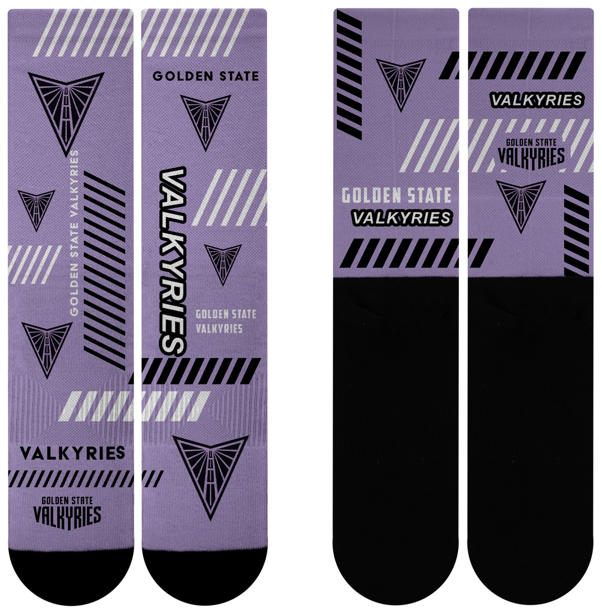 For Bare Feet Adult Golden State Valkyries Multi Fantastic Sublimated Crew Socks product image