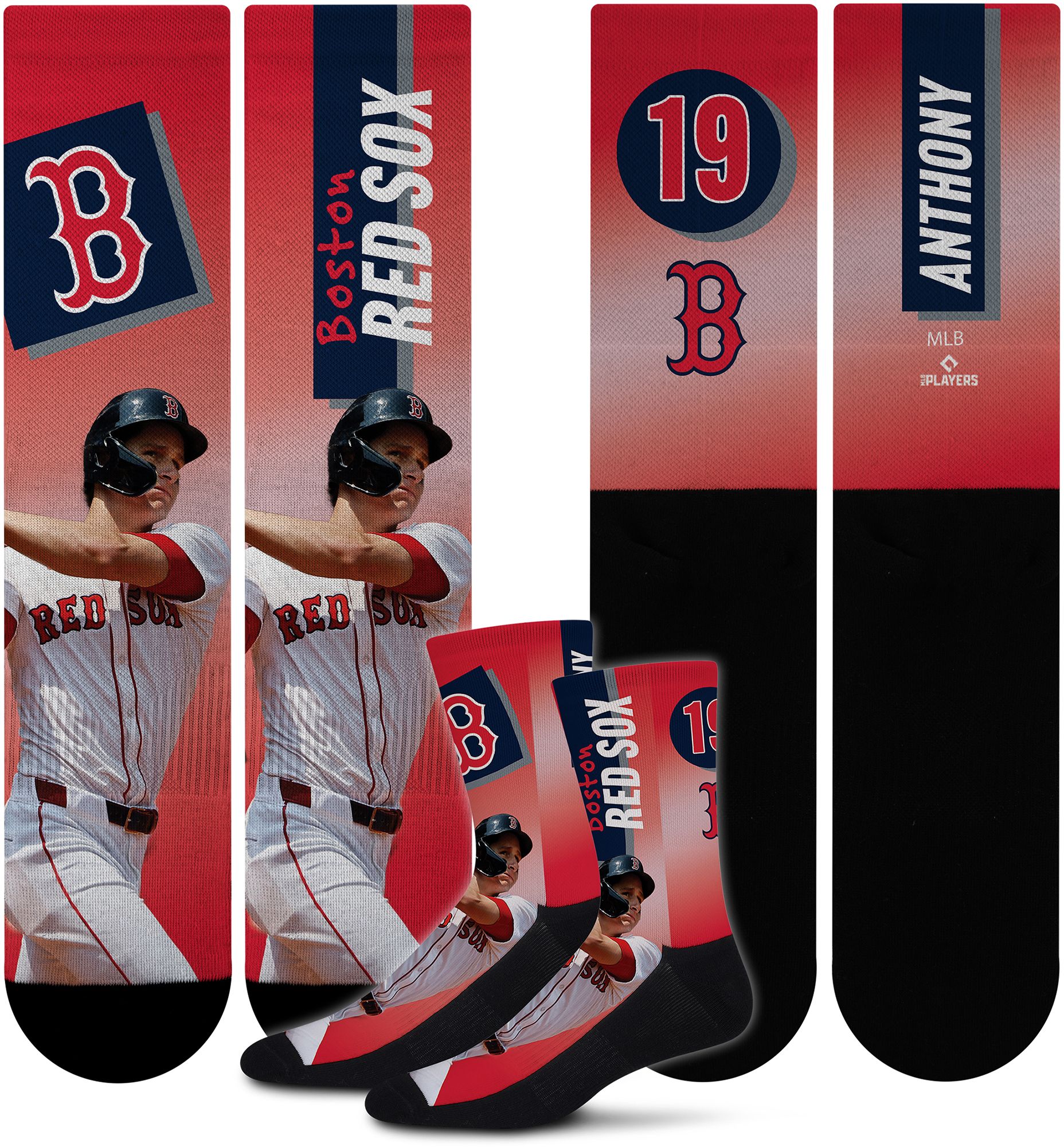 For Bare Feet Adult Boston Red Sox Roman Anthony #19 Shape Shifter Crew Socks product image