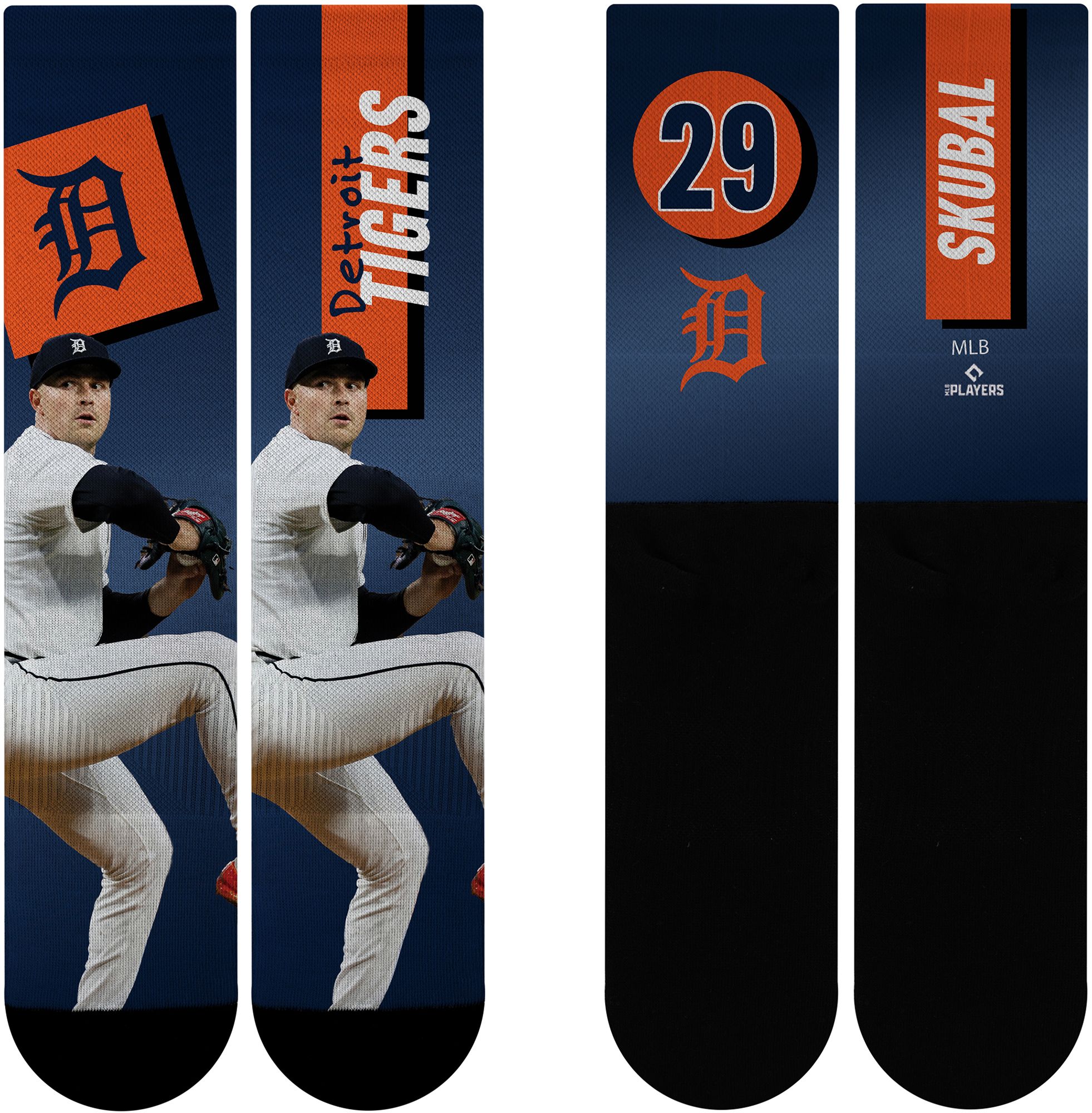 For Bare Feet Adult Detroit Tigers Tarik Skubal #29 Shape Shifter Crew Socks product image