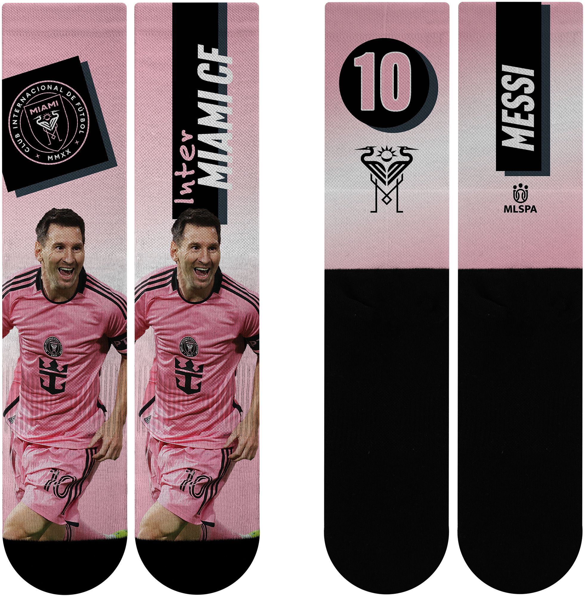 For Bare Feet Adult Inter Miami CF Lionel Messi #10 Shape Shifter Crew Socks product image