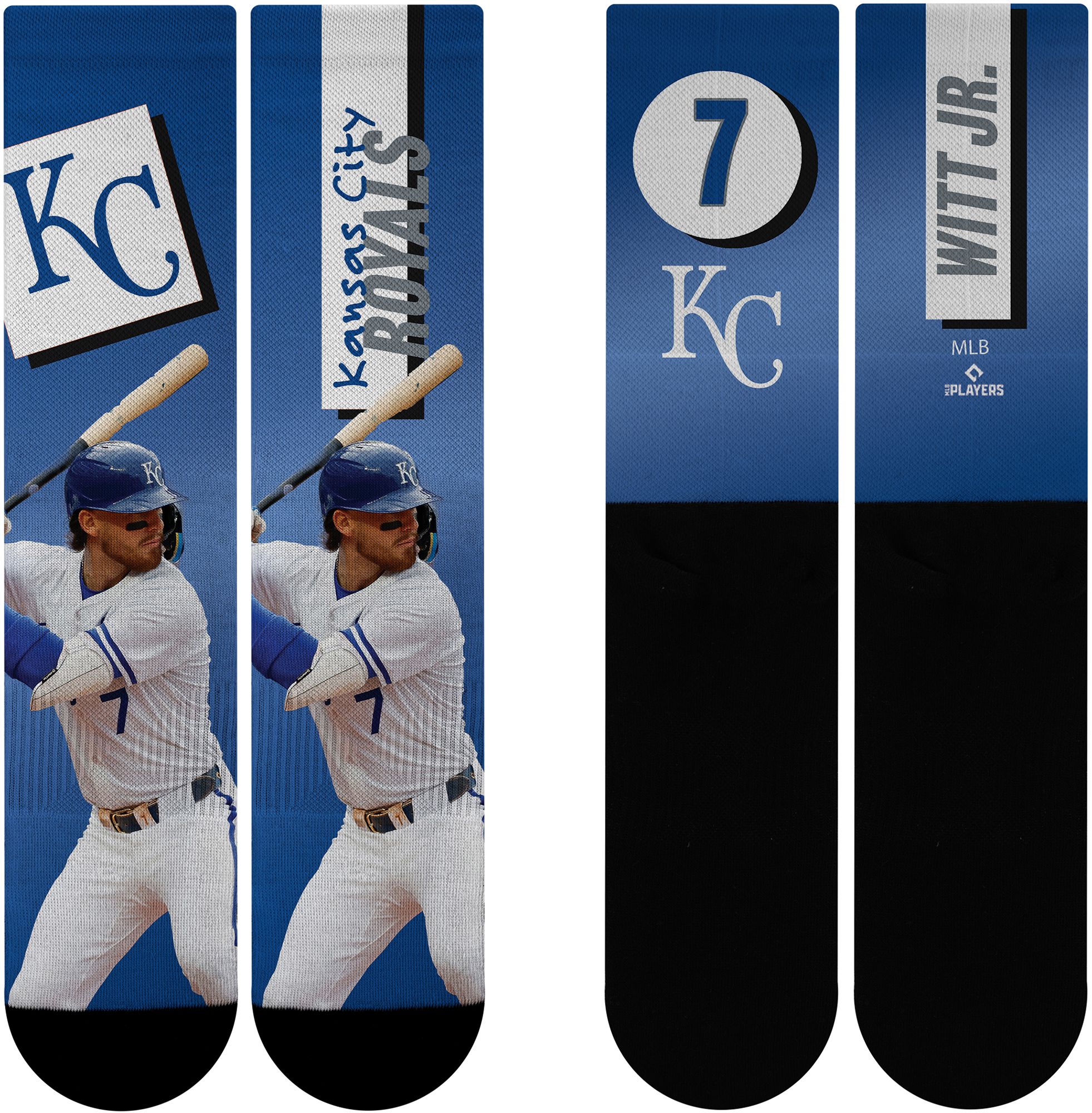 For Bare Feet Adult Kansas City Royals Multi Shape Shifter Crew Sock product image