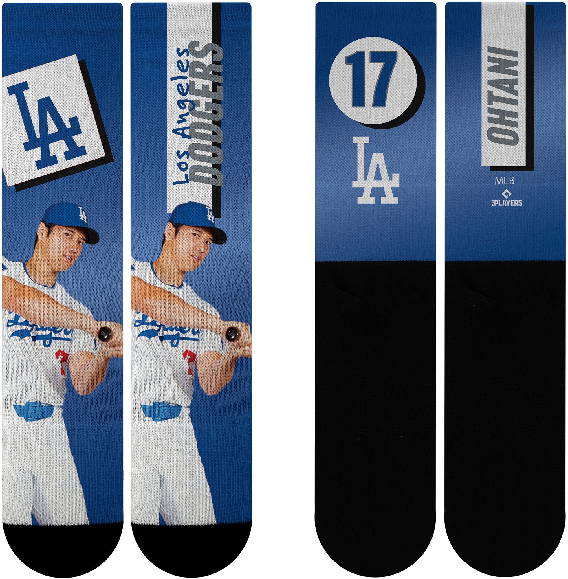 For Bare Feet Adult Los Angeles Dodgers Shohei Ohtani #17 Shape Shifter Crew Socks product image