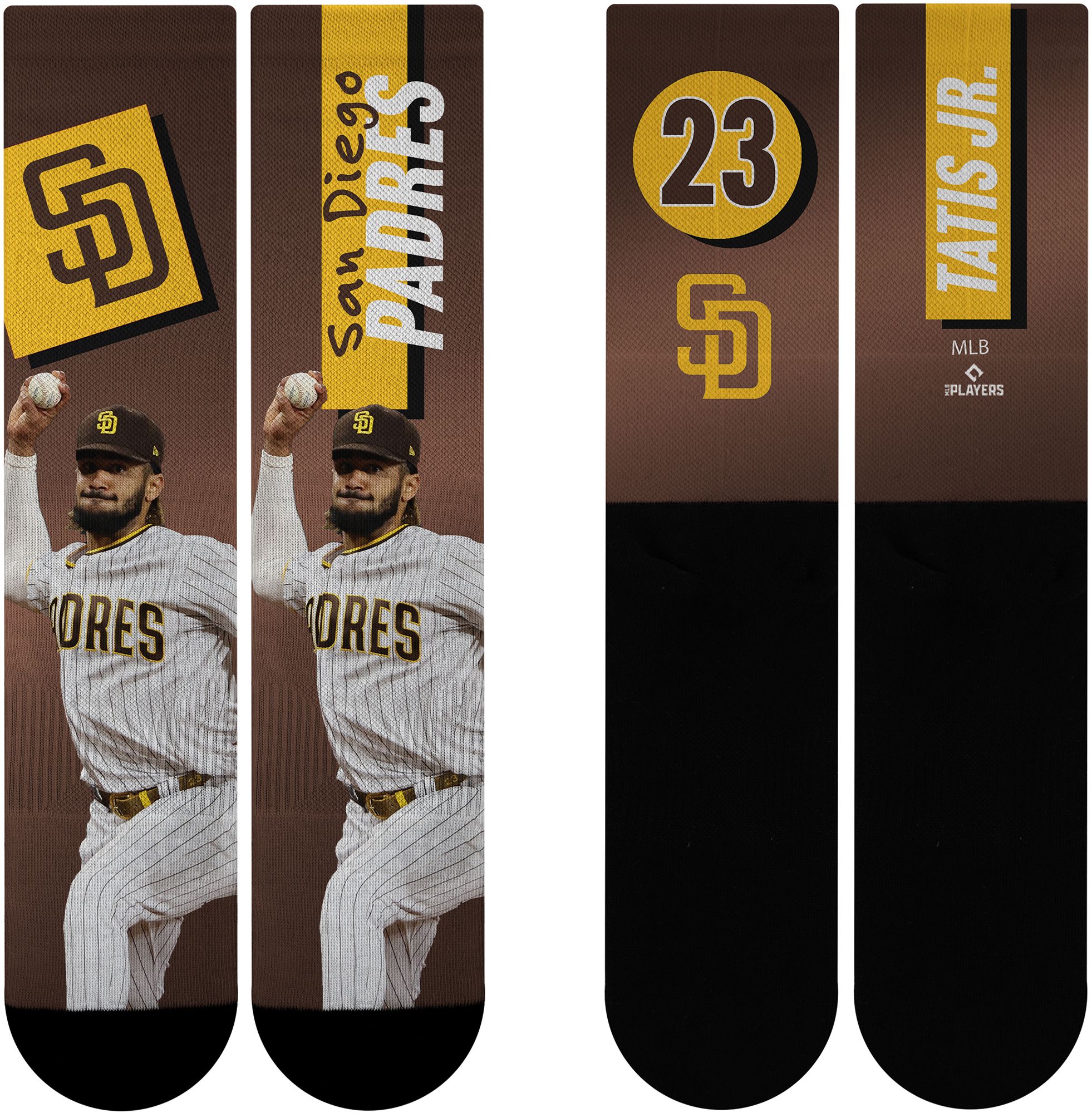 For Bare Feet Adult San Diego Padres Mascot Retro Vibes Crew Socks product image