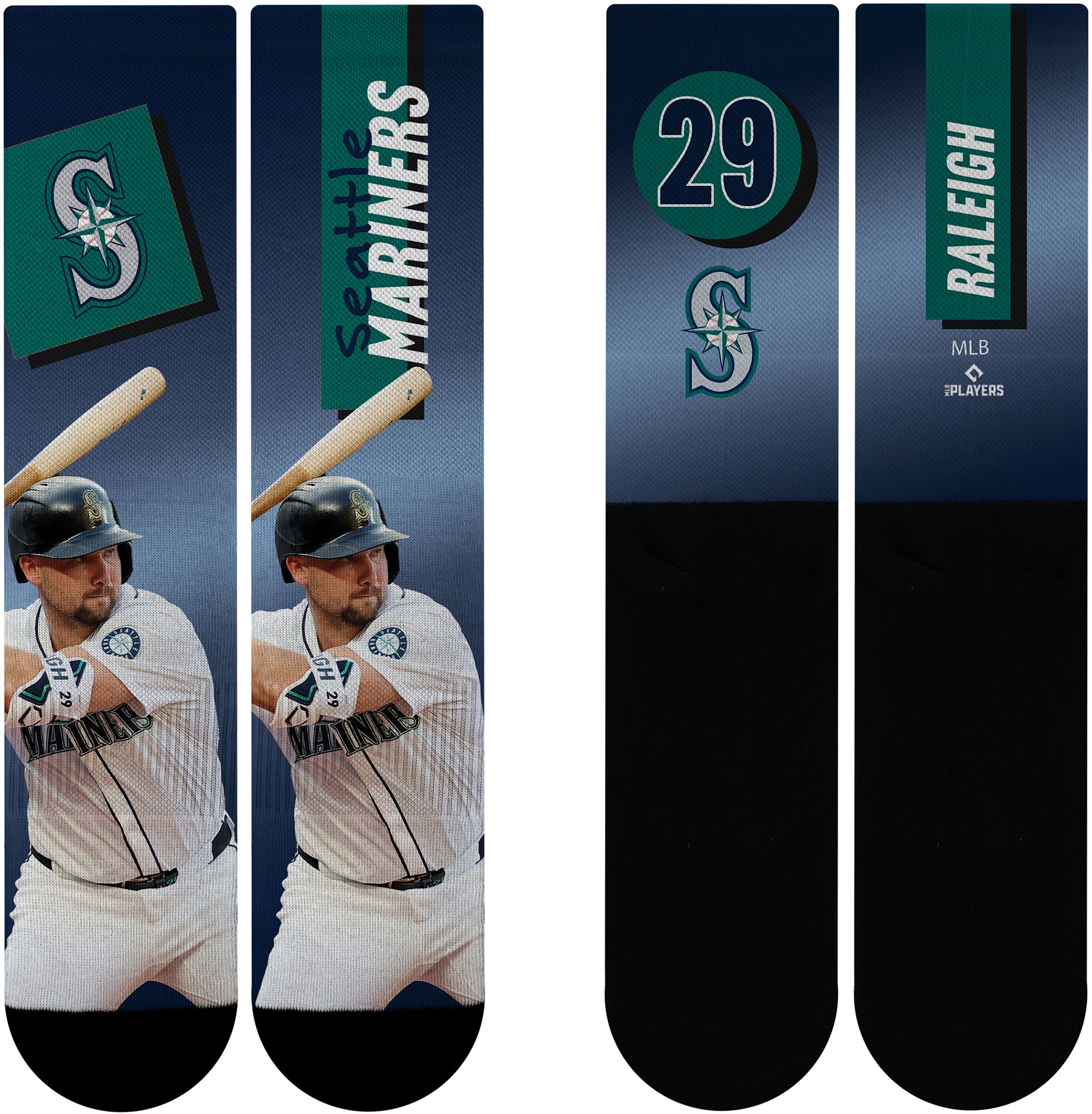 For Bare Feet Adult Seattle Mariners Shape Shifter Crew Socks product image