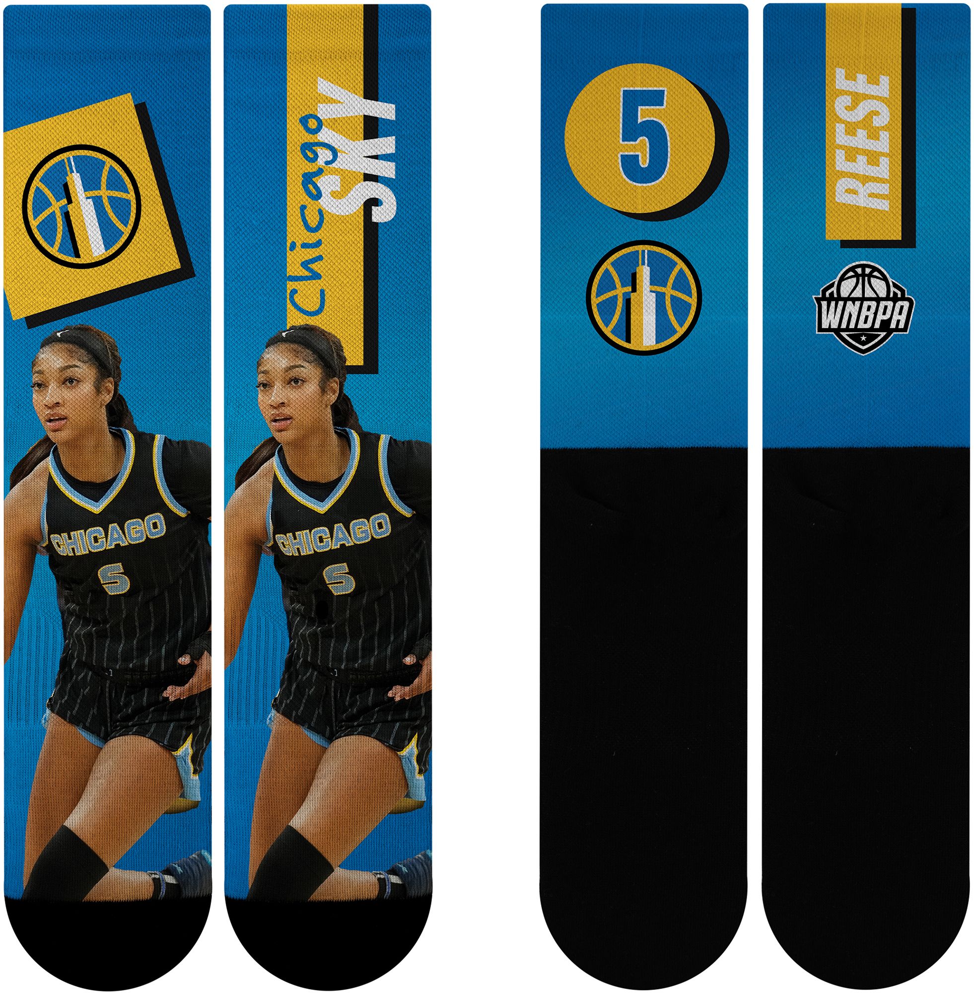 For Bare Feet Adult Chicago Sky Multi Shape Shifter Crew Socks product image