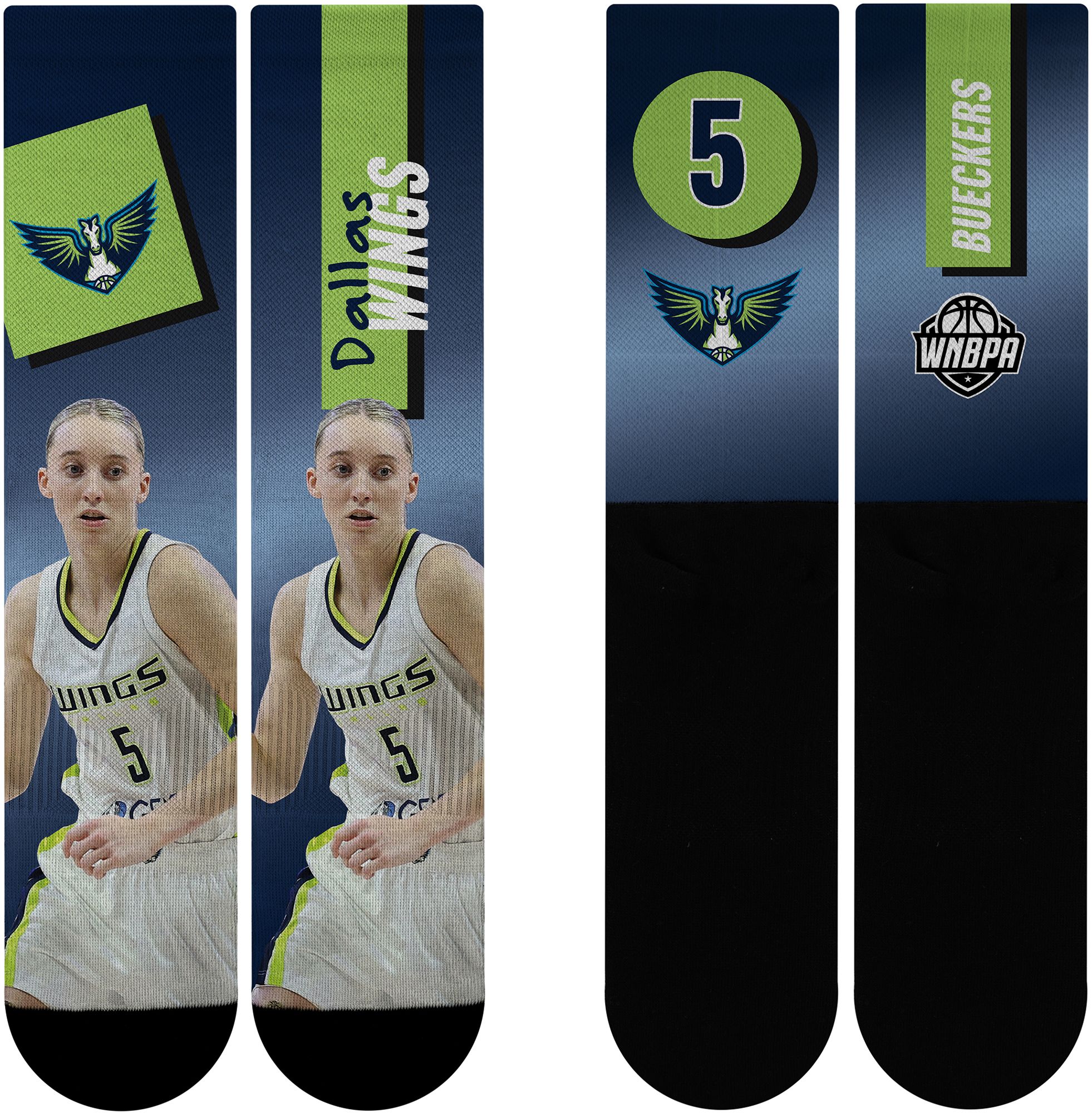 For Bare Feet Adult Dallas Wings Multi Shape Shifter Crew Socks product image